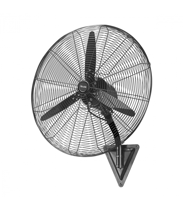 Ventilador de parede preto aura 200 w