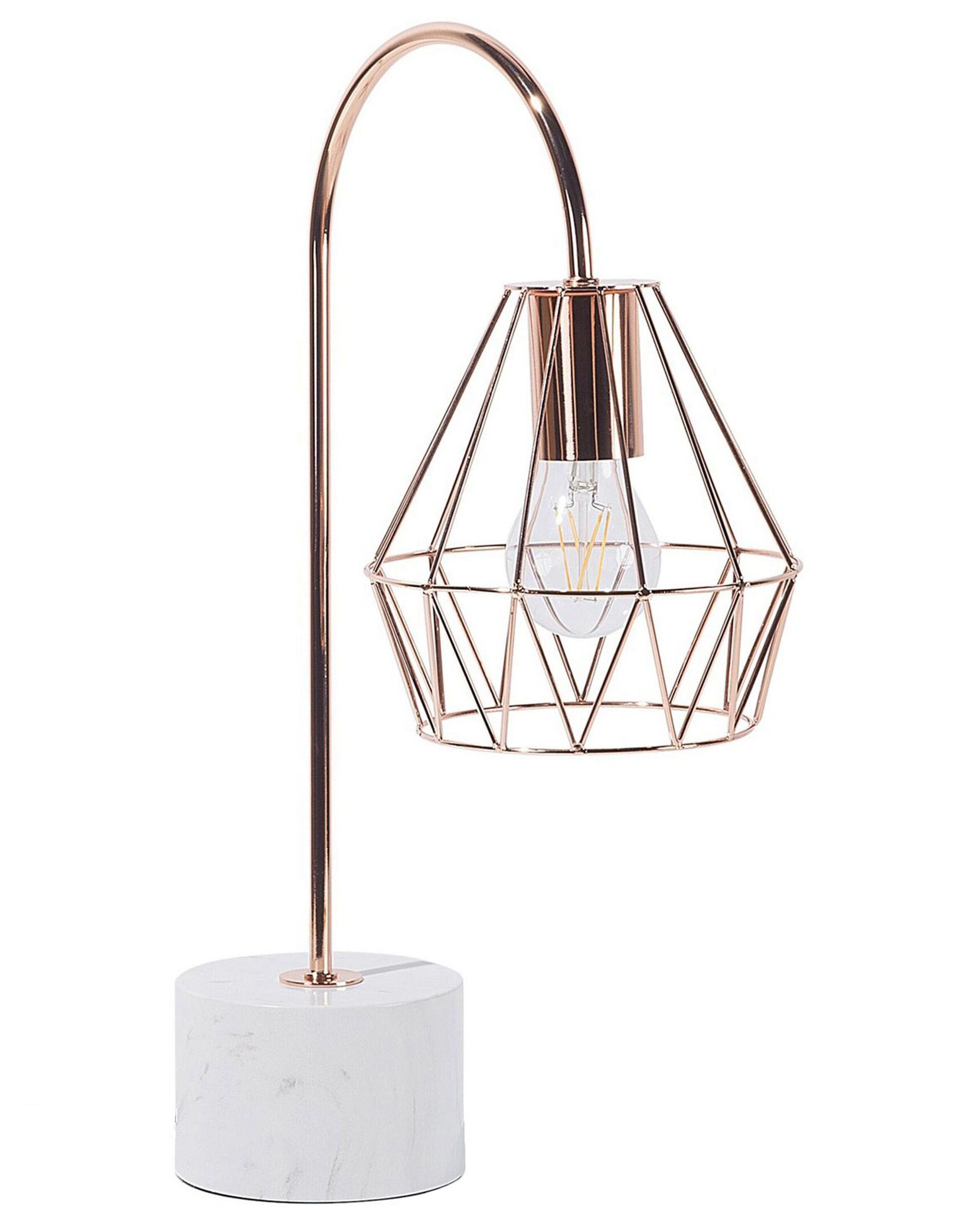 Candeeiro de mesa mooni metal cobre