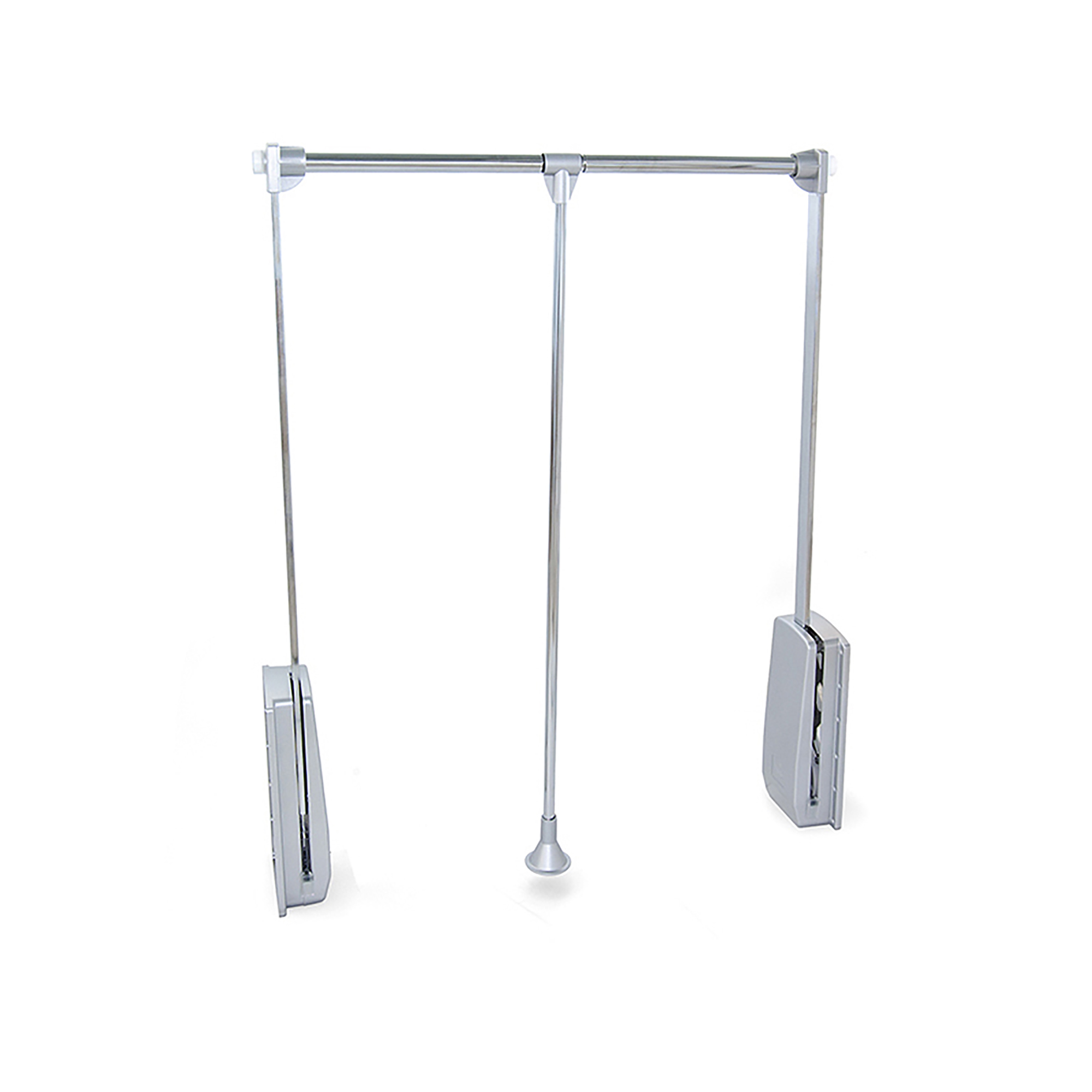 Emuca varão basculante para roupeiro hang, 450 - 600, cromado, aço e