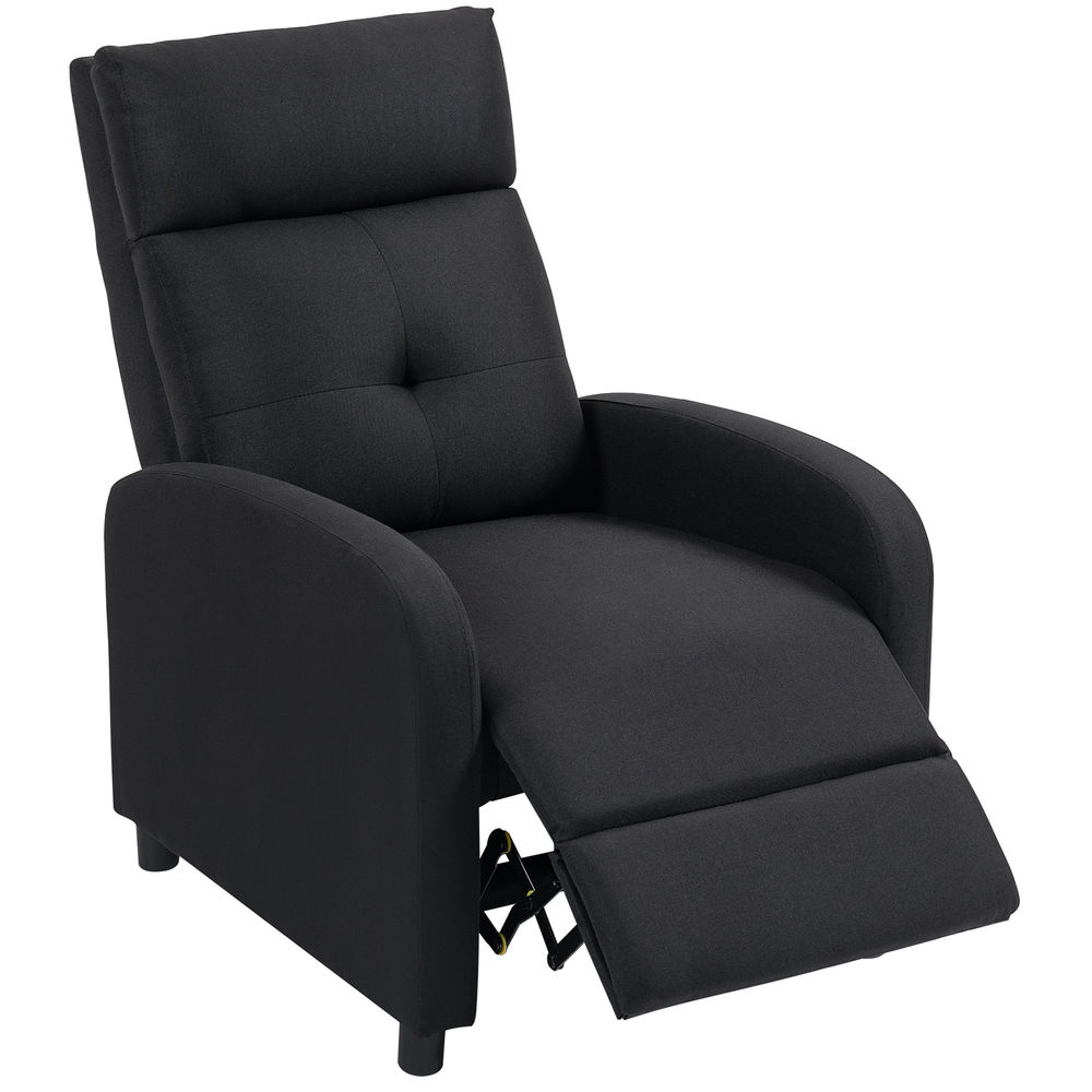 Poltrona relax reclinável 67x87x98 cm poliéster Homcom, casa - poltronas