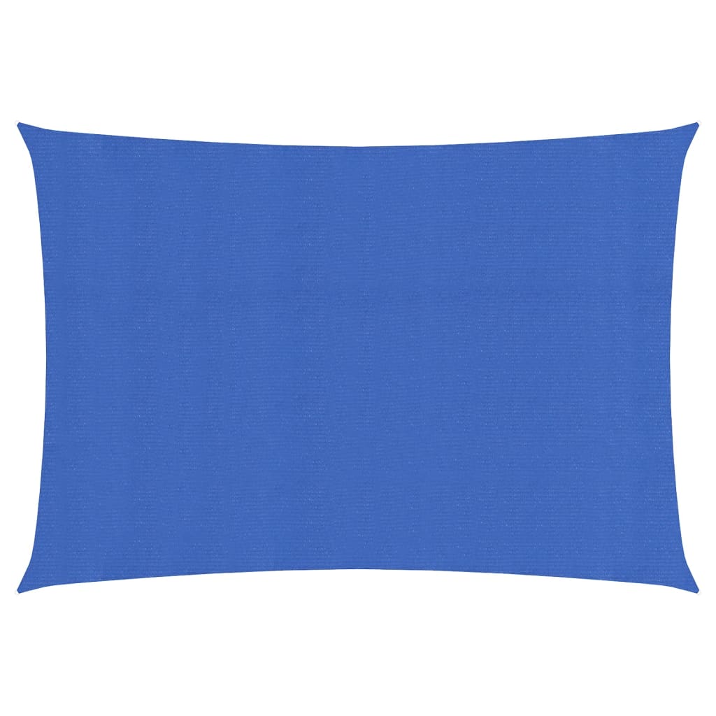 Vela de sombra 160 g/m² azul 2,5 x 4,5