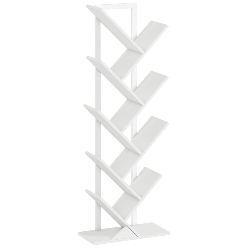 Estante para livro 50x24x136 cm color blanco Homcom