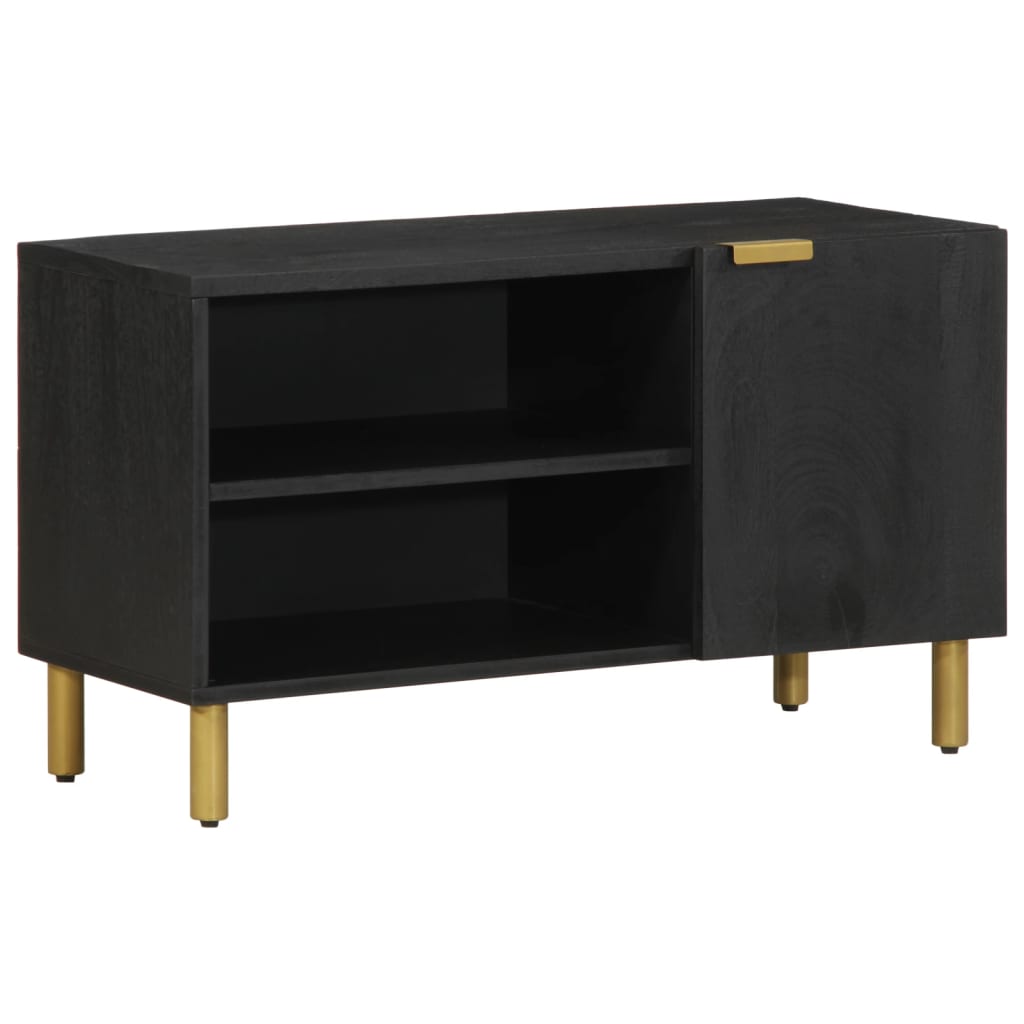 Móvel para tv - helloshop26 - 80x33x46 cm - preto - madeira de engenharia -