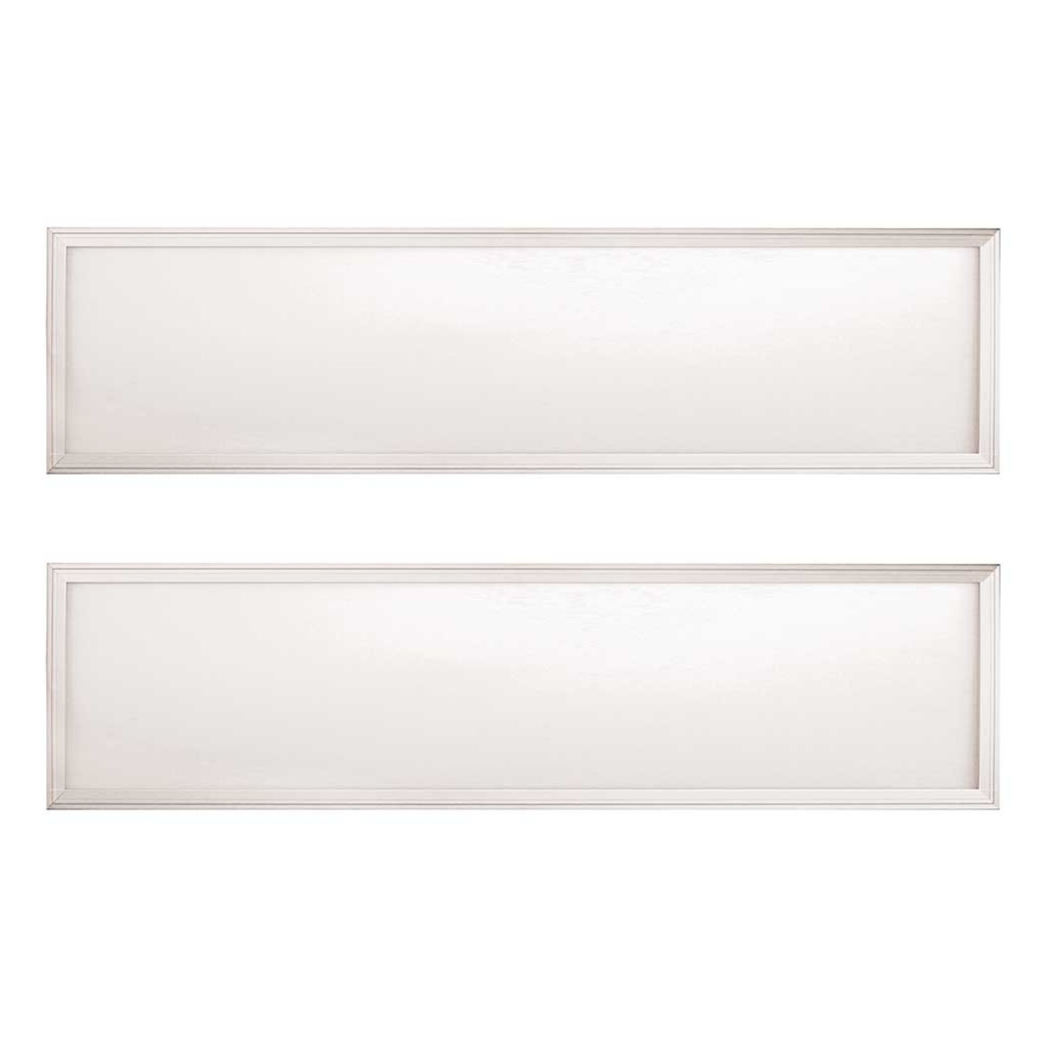 Pack 2 painéis LED embutidos zelek eco amstrong 40w 3700lm