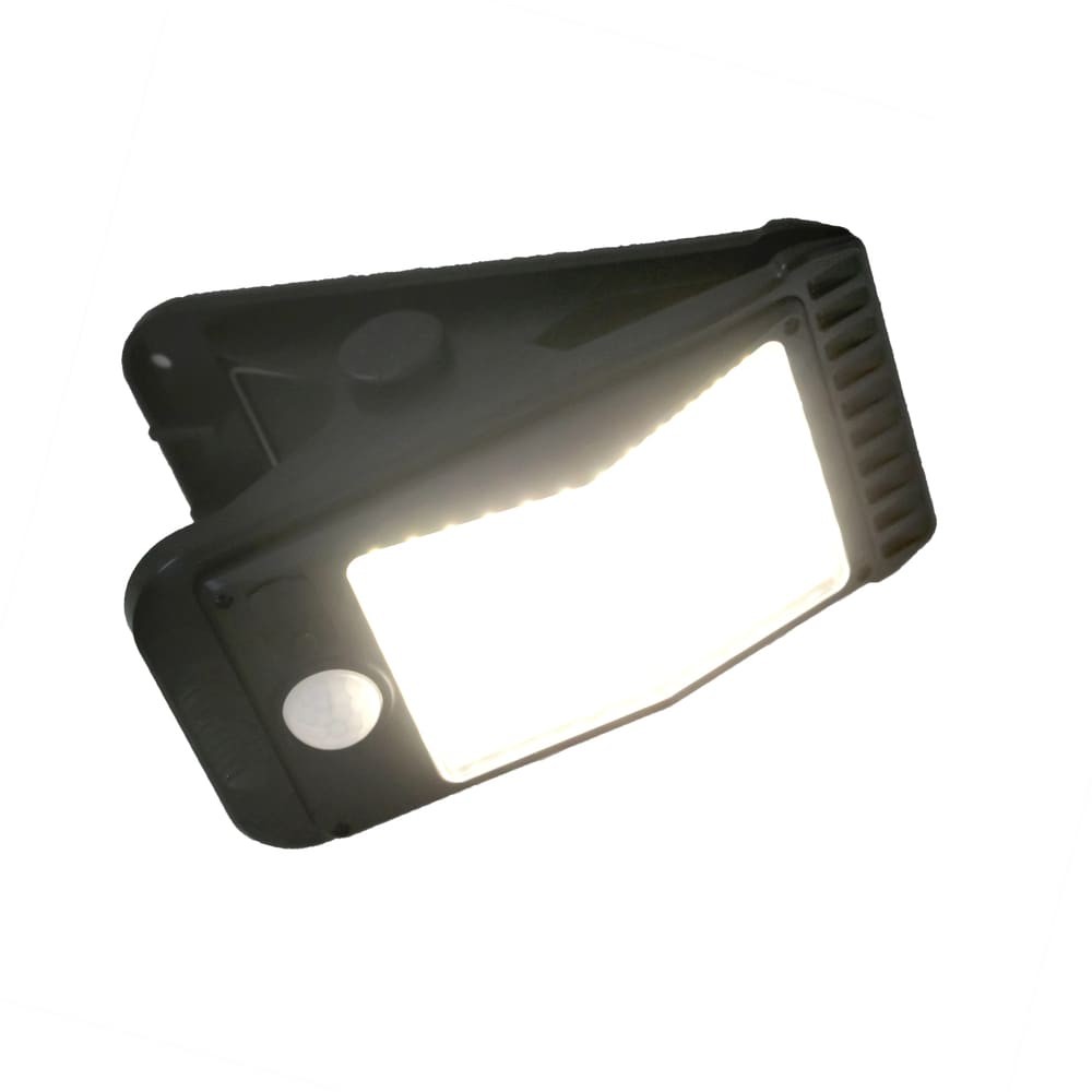 Aplique clipe de LED solar com sensor ross e ​​luz neutra de 4200k