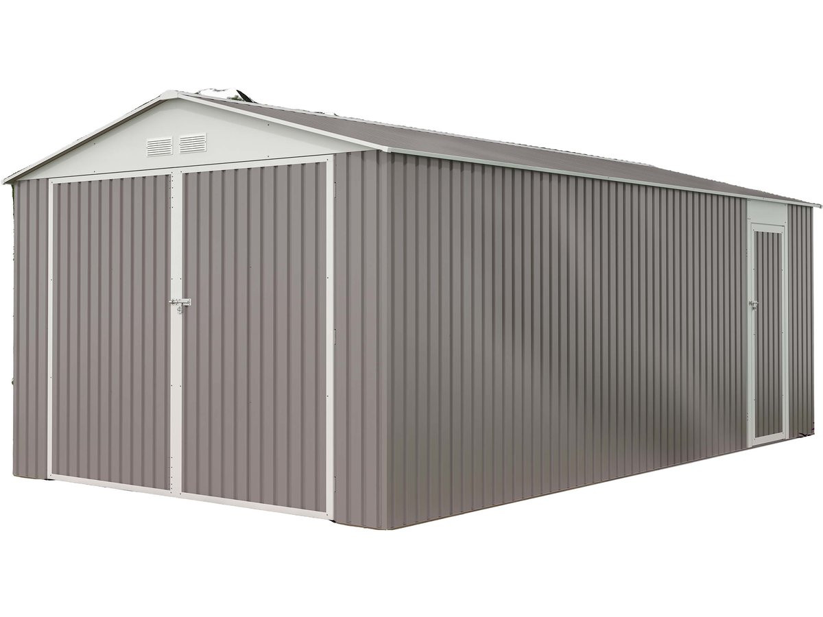 Garagem de metal "nevada" com porta de batente 18.56 m²