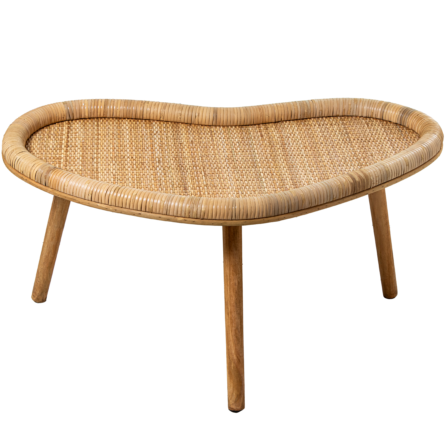 Mesa lateral de rattan