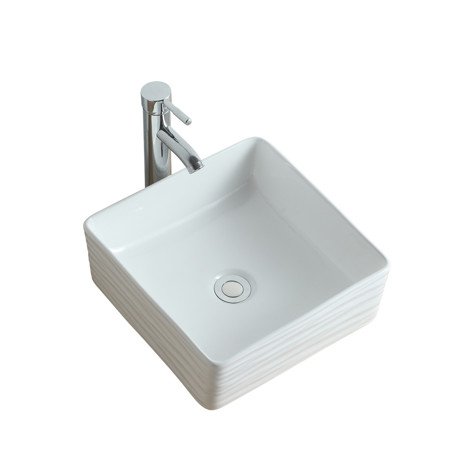 Lavatório apoio l.36 x a.13 x p.36 cm branco pia