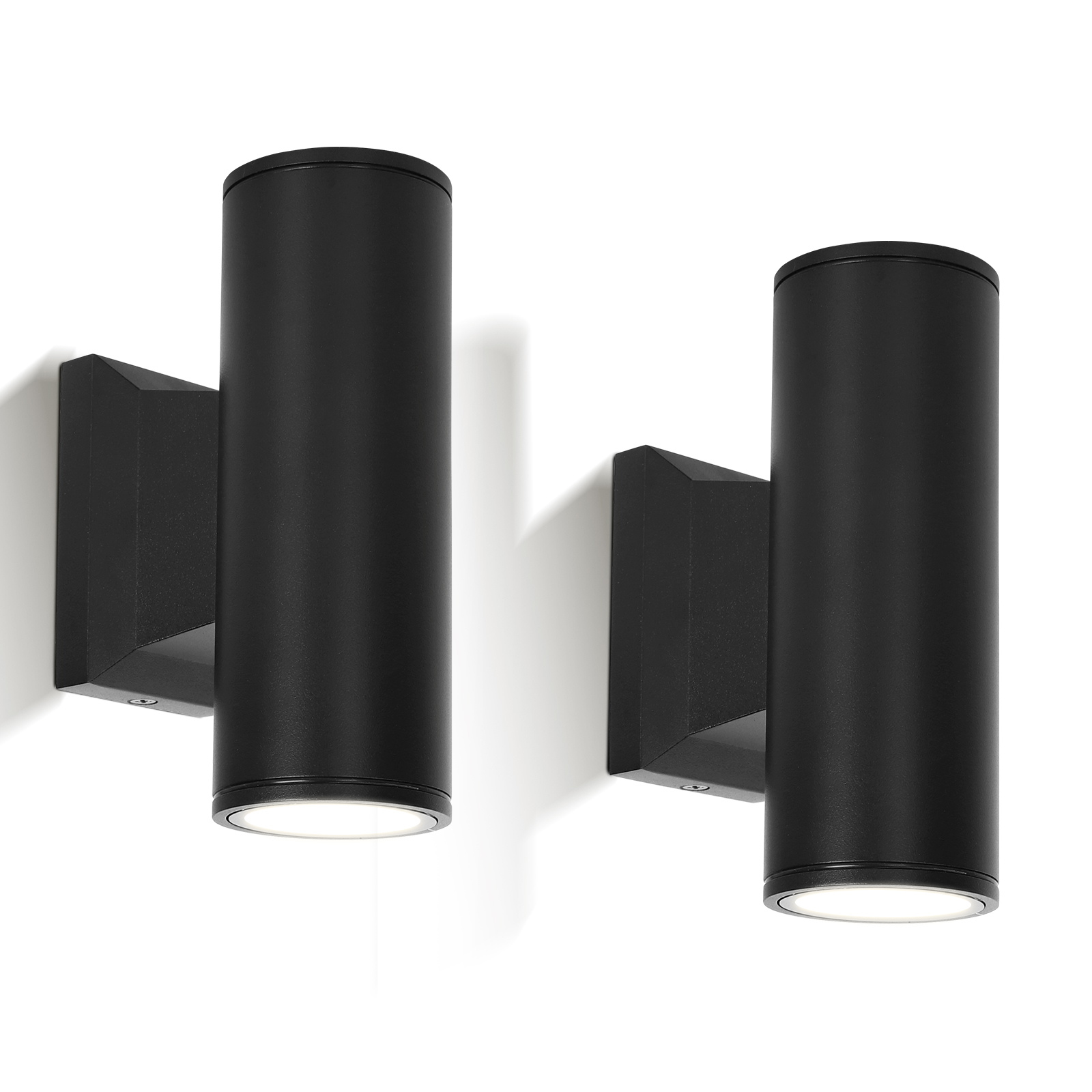 Aigostar candeeiro de parede exterior, gu10, oval, ip65, sem lâmpadas