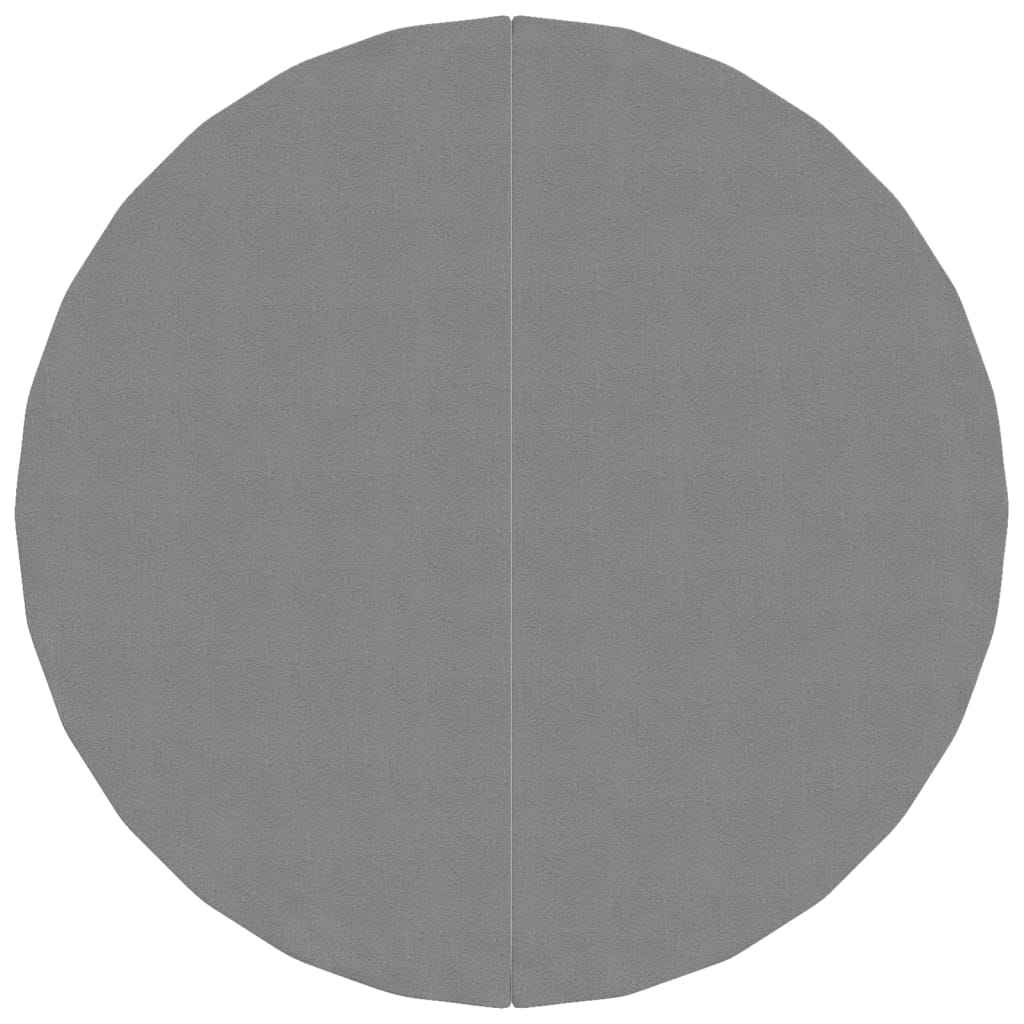 vidaXL tapiz de suelo piscina geotextil de poliéster gris claro ø244cm