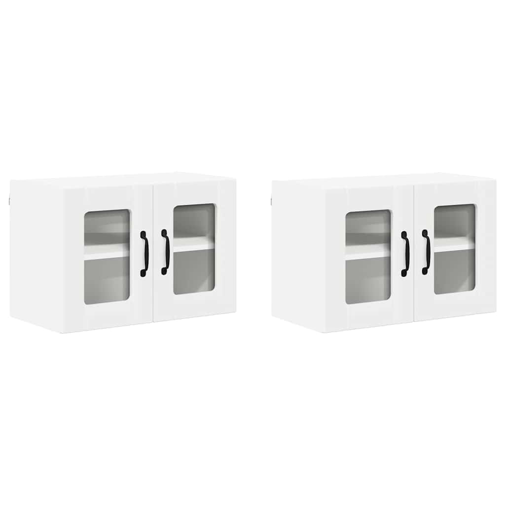 Conjunto de 2 prácticos armarios de pared de cocina