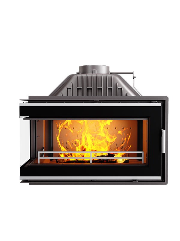 Inserto para fogão a lenha abertura esquerda - w16 (13,5 kw) eco