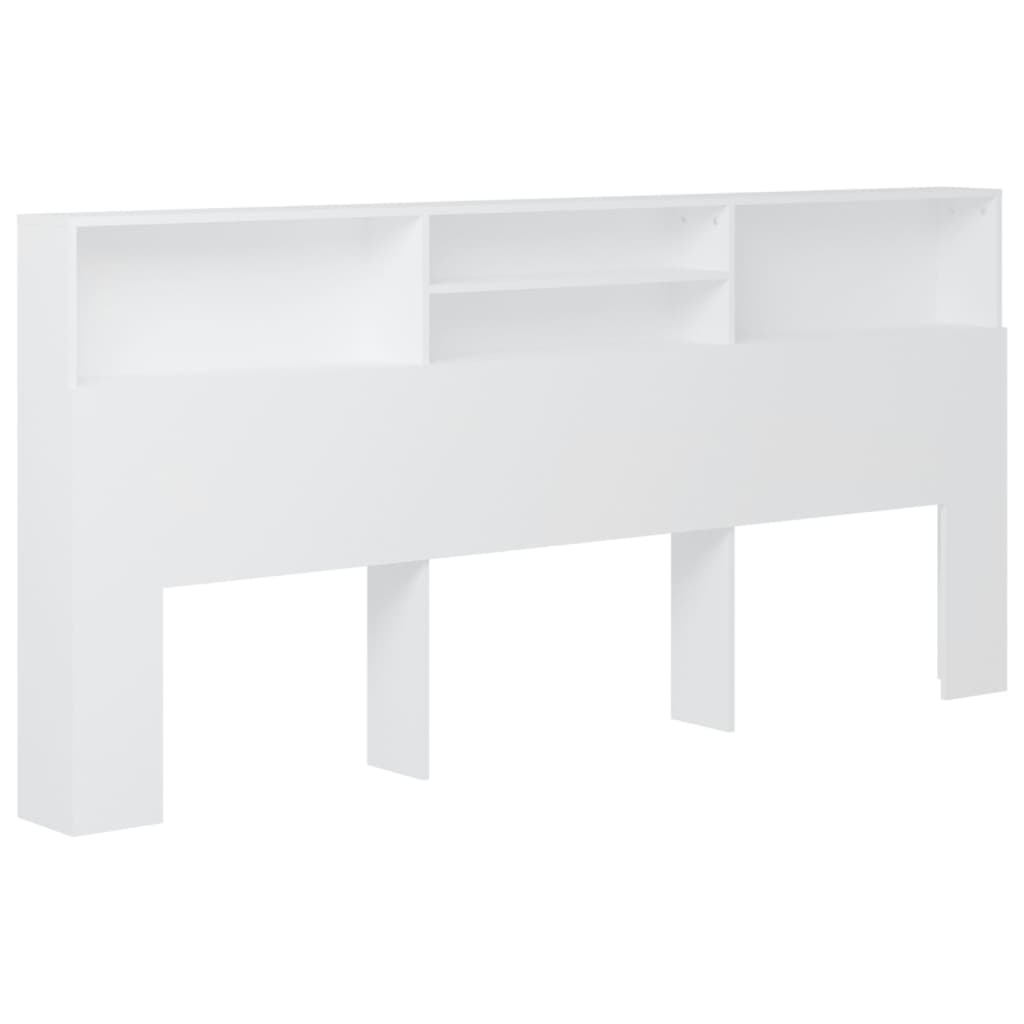 vidaXL mueble cabecero blanco 220x19x103,5 cm