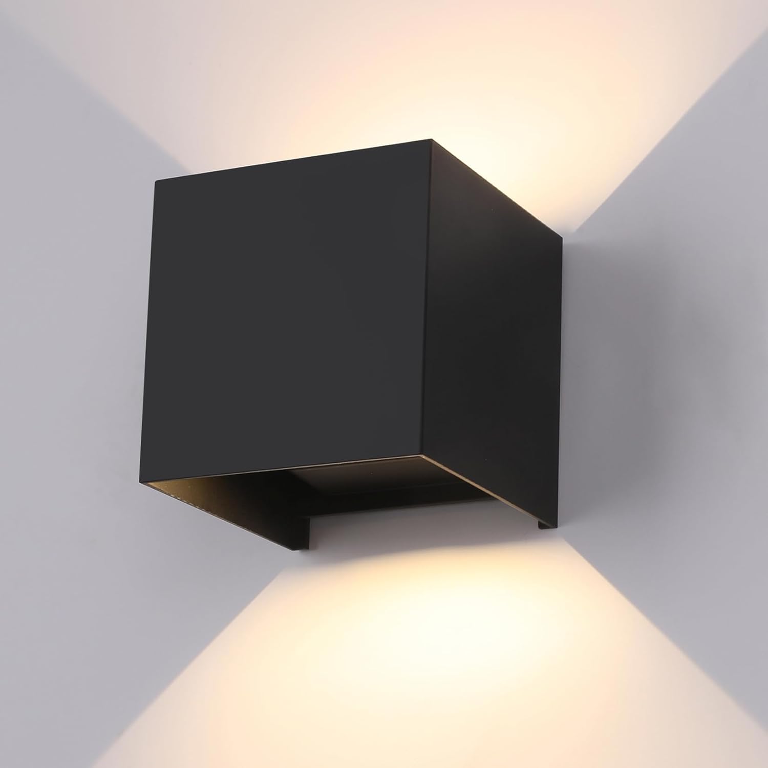 Luminária de parede interior e exterior impermeável 12 w branco puro