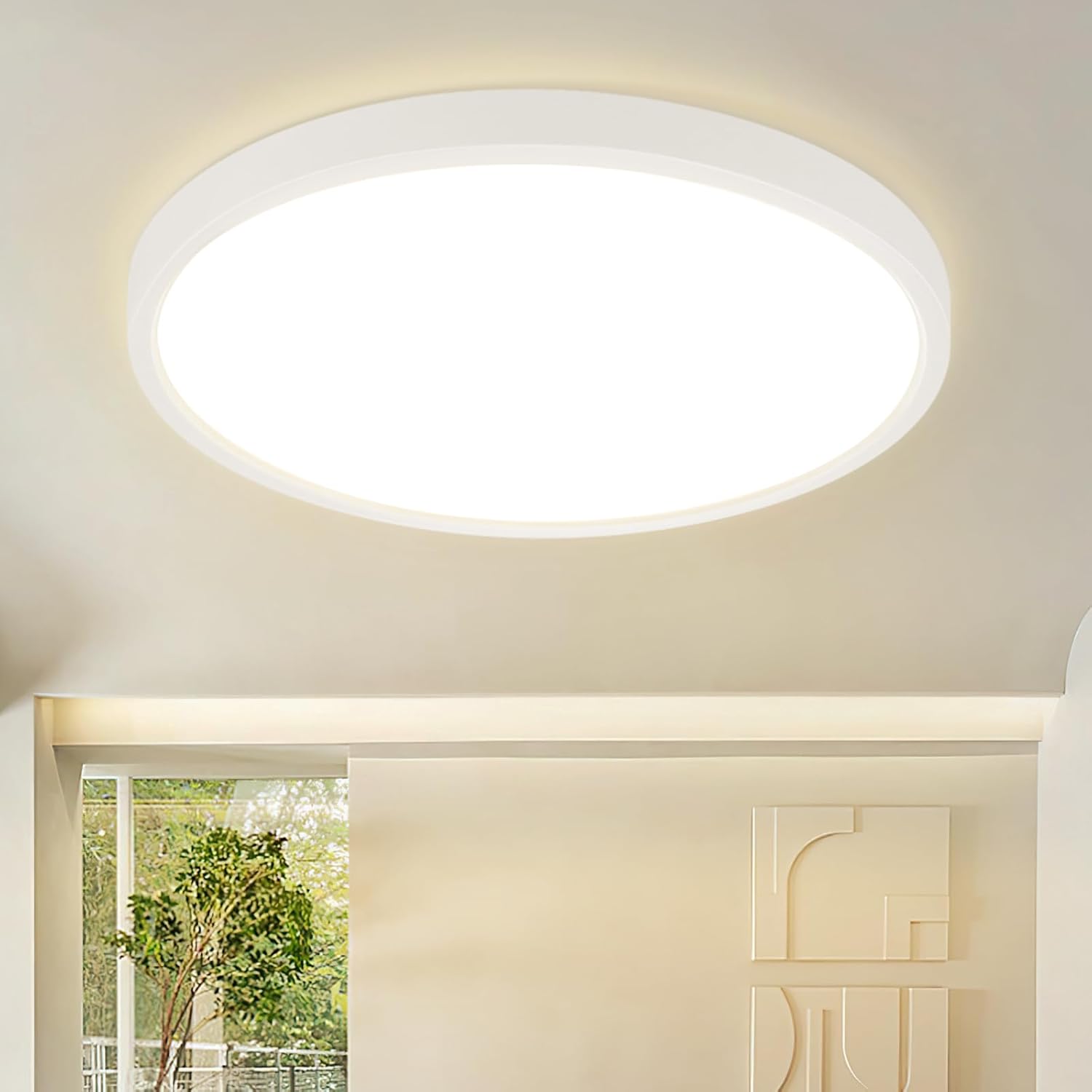 Nettlife LED luz de teto do banheiro luz de teto ø30cm lâmpada do quarto