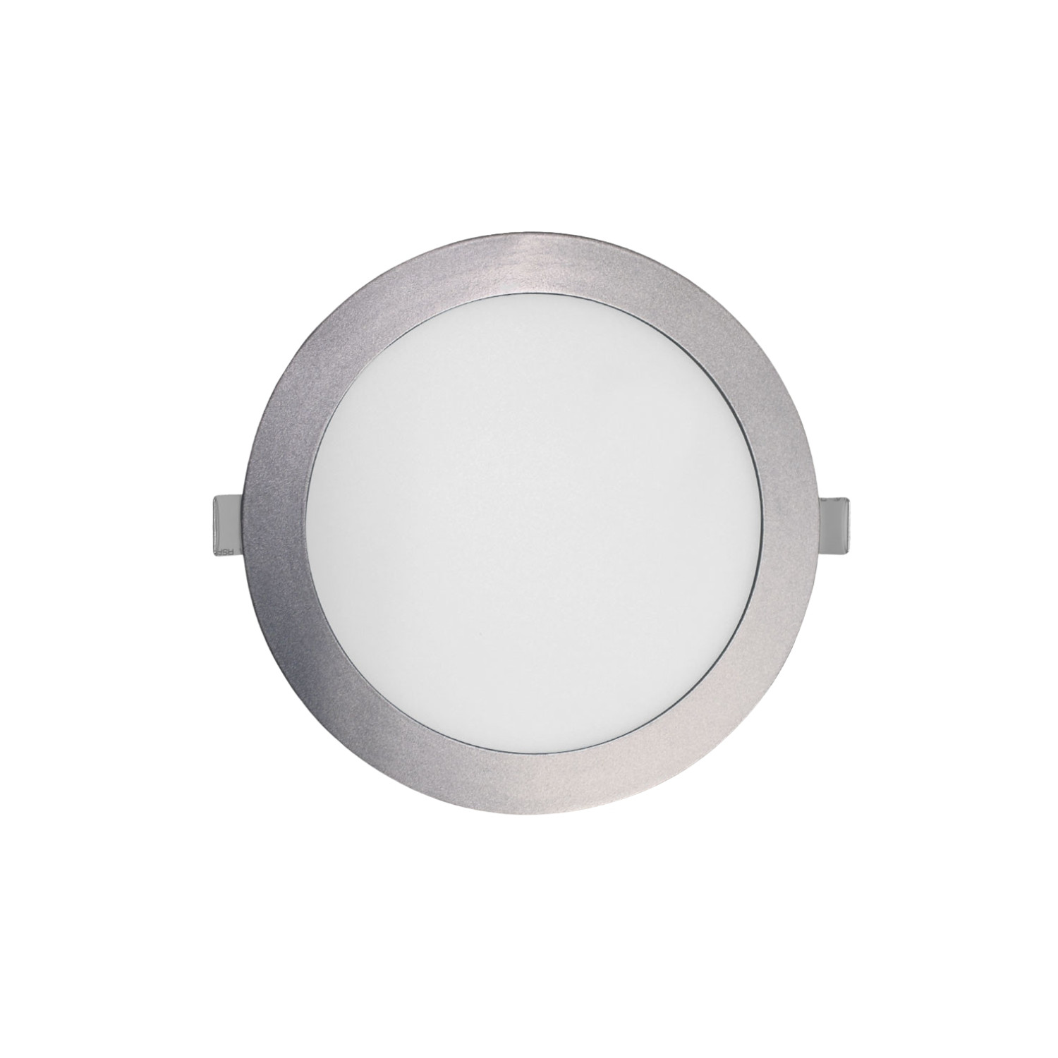 Downlight LED embutir redondo 18w 1800lm 5700k cromo secom