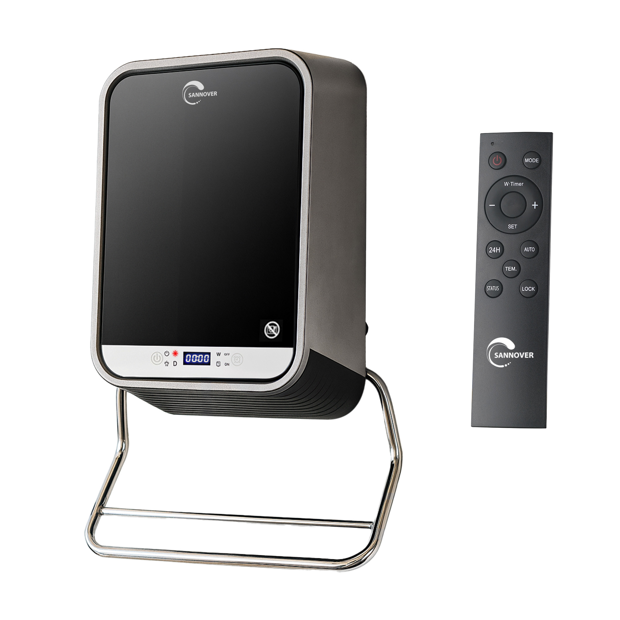 Secador de toalhas elétrico com ventoinha zenuos luxe sannover 2000 w