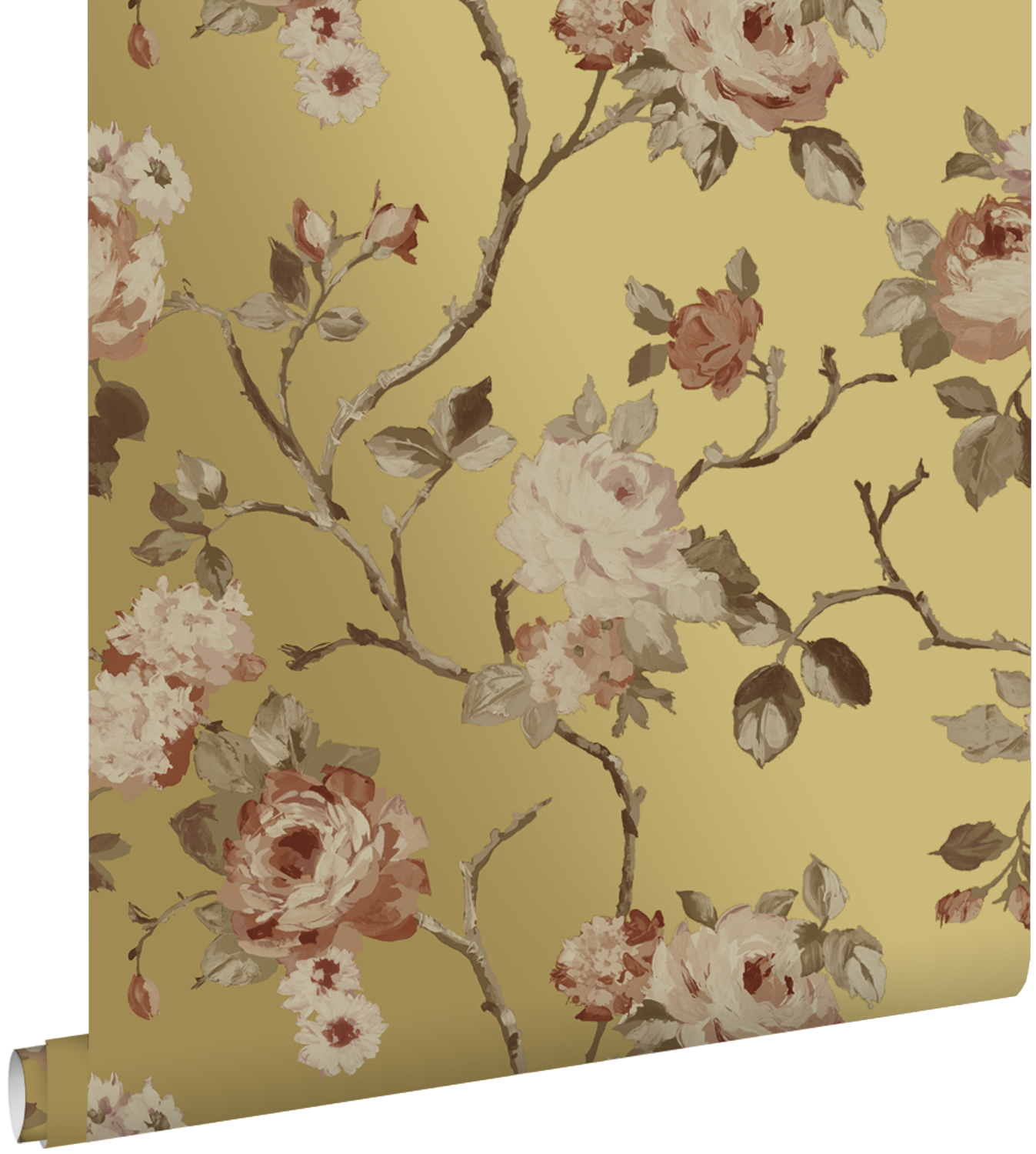 Estahome papel de parede flores vintage 53 cm x 10.05 m 139762