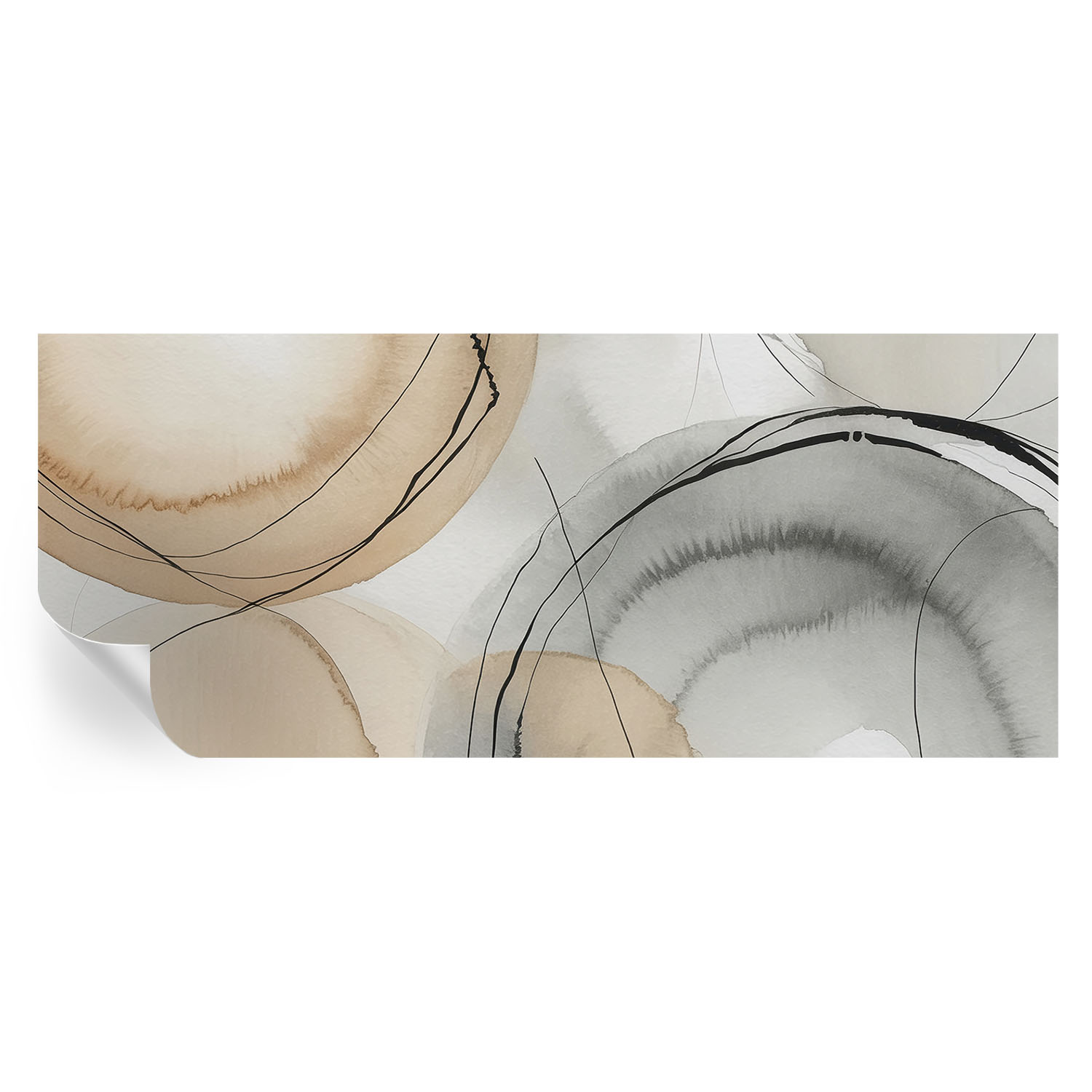 Papel de parede adesivo harmonia geométrica 250x104 tulup