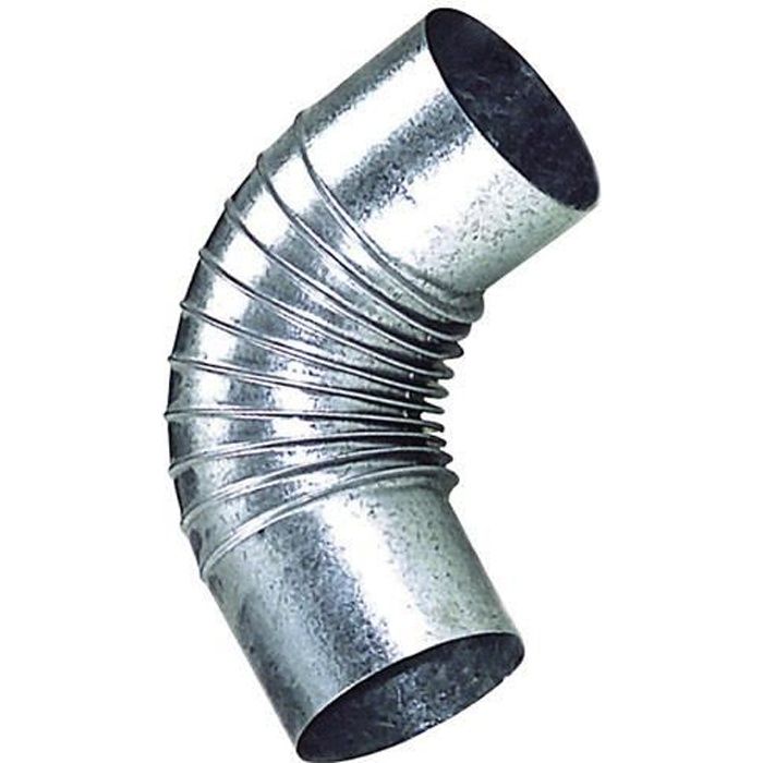 Cotovelo de fogão galvanizado 110 mm 90