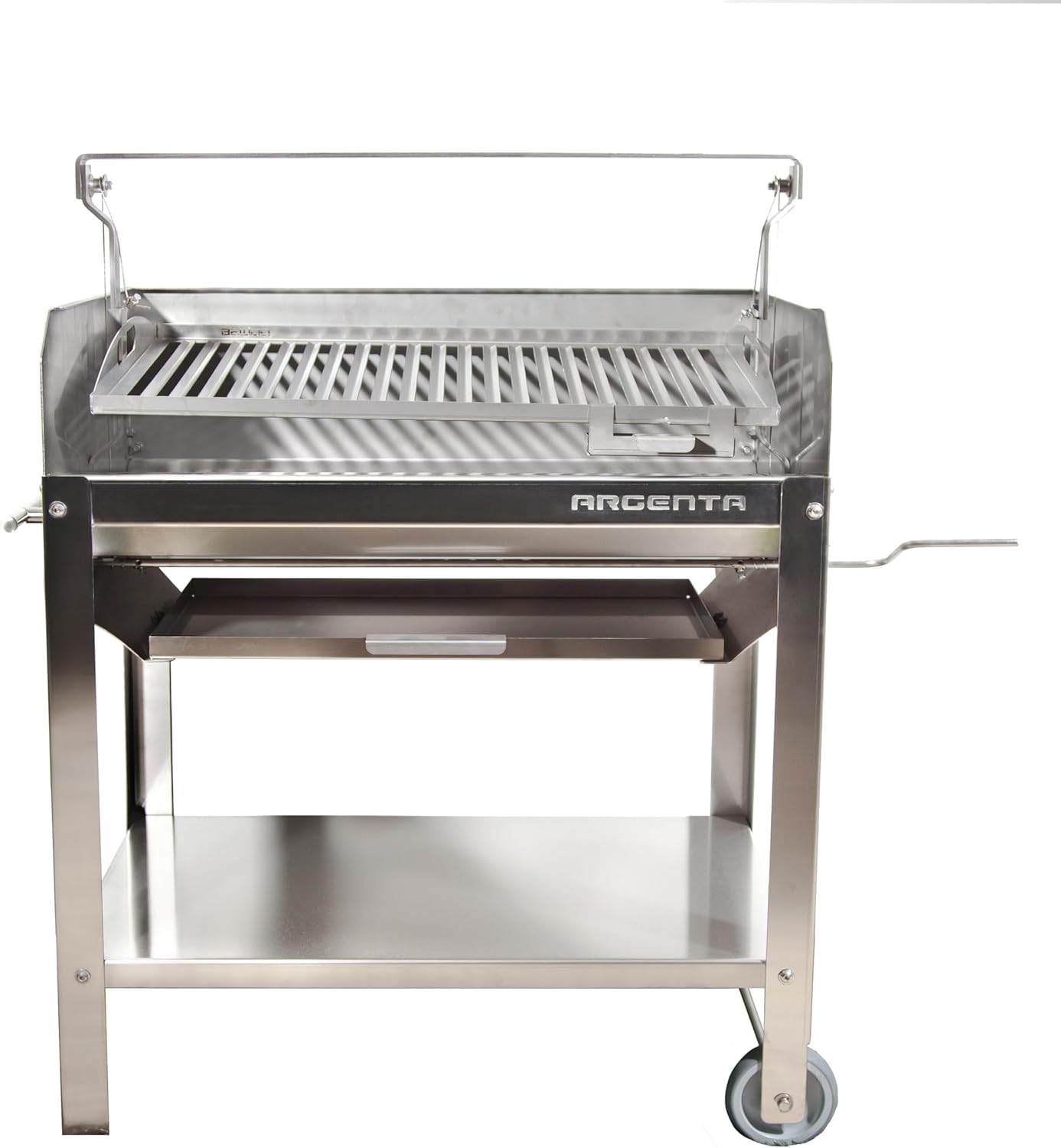 Churrasqueira argentina argenta 70i inox profissional com grelha elevável