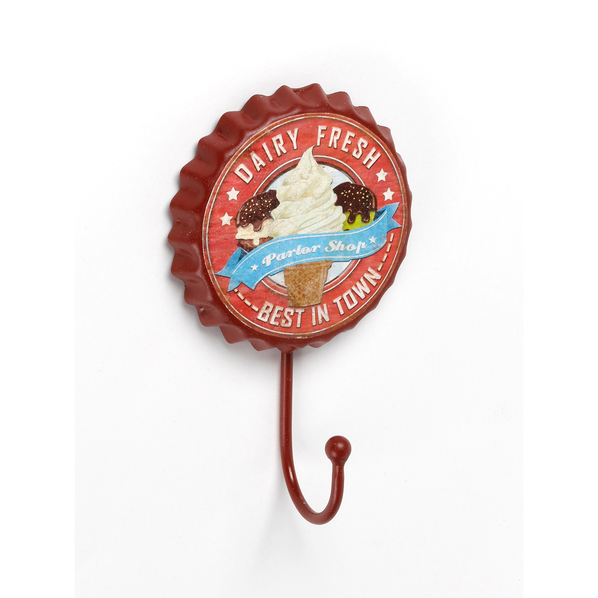 Cabide de parede vintage | estilo decorativo | feito de ferro | acabamento