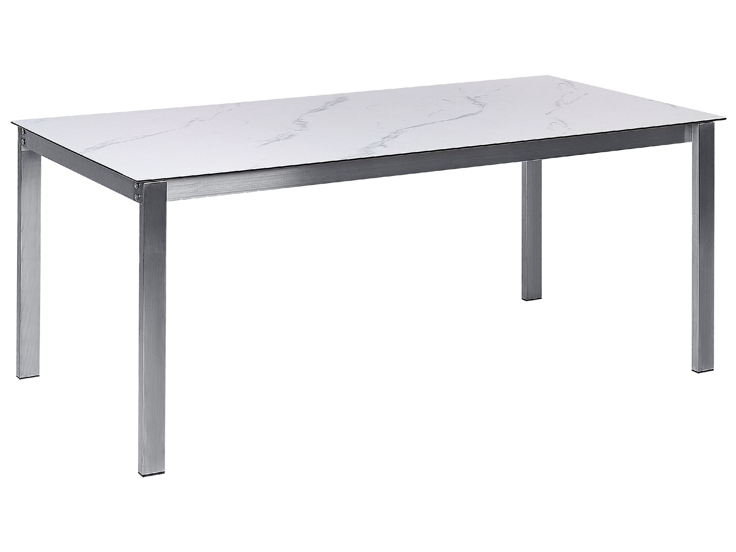 Mesa de jantar vidro de segurança (temperado) branco cosoleto