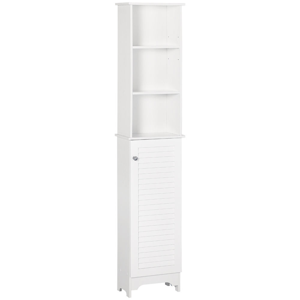 Coluna casa de banho 34x20x165 cm color blanco Homcom