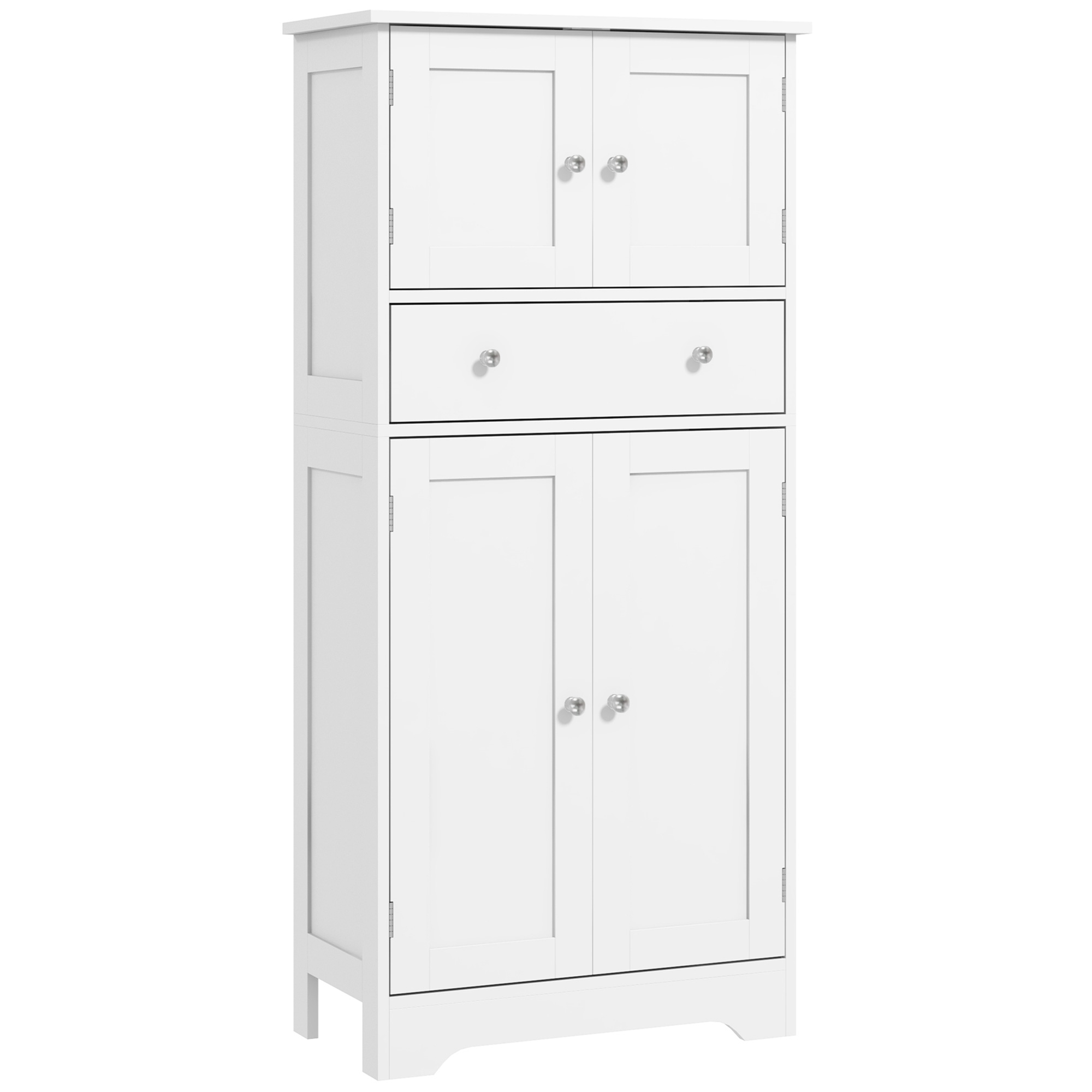 Aparador para sala de estar aglomerado branco 60x30x128 cm