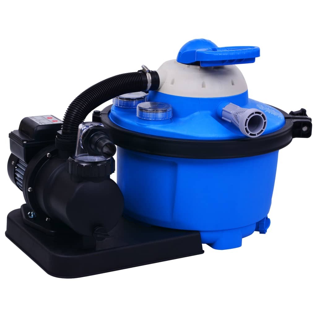 Bomba de filtro de areia vidaxl com temporizador 450 w 25 l