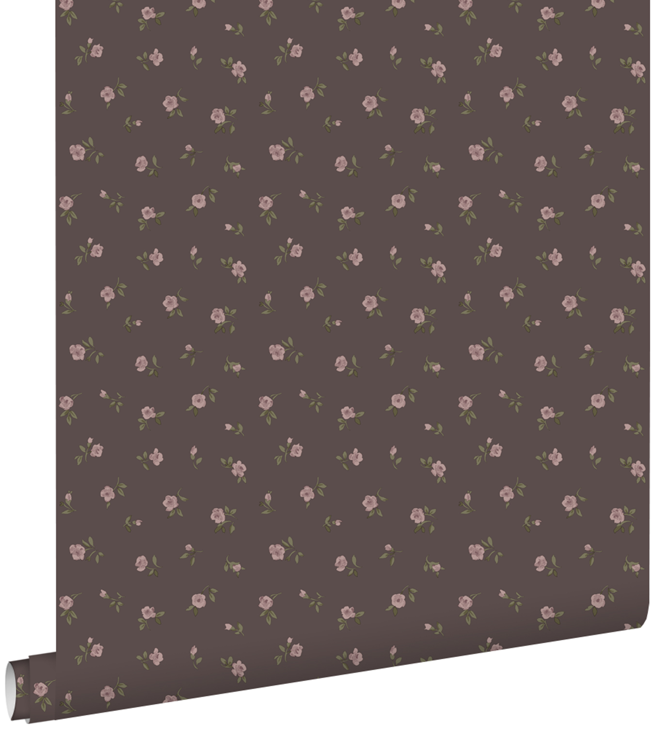Estahome papel de parede flores vintage roxo malva 50 x 900 cm