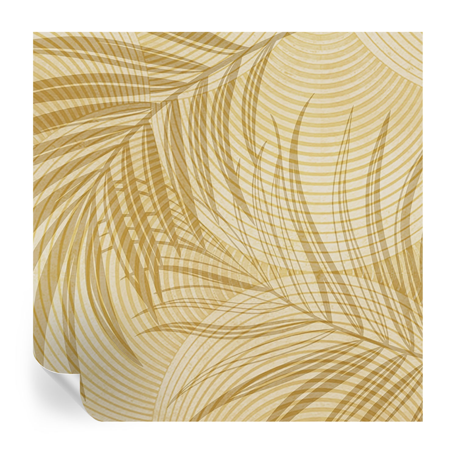 Papel de parede autocolante elegância tropical 250x250 tulup