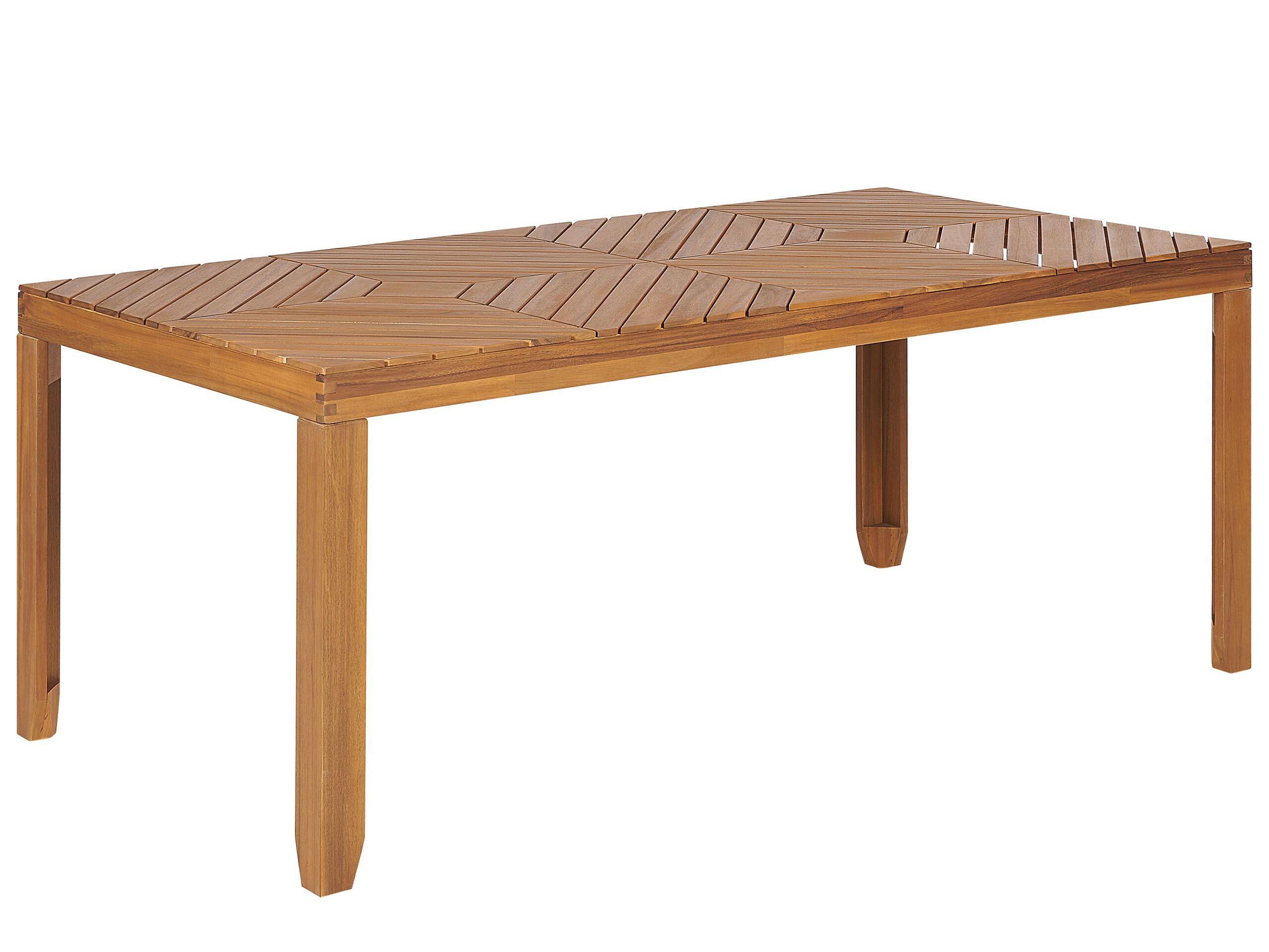 Mesa de refeição de jardim baratti 180 cm 90 cm madeira de acácia castanho
