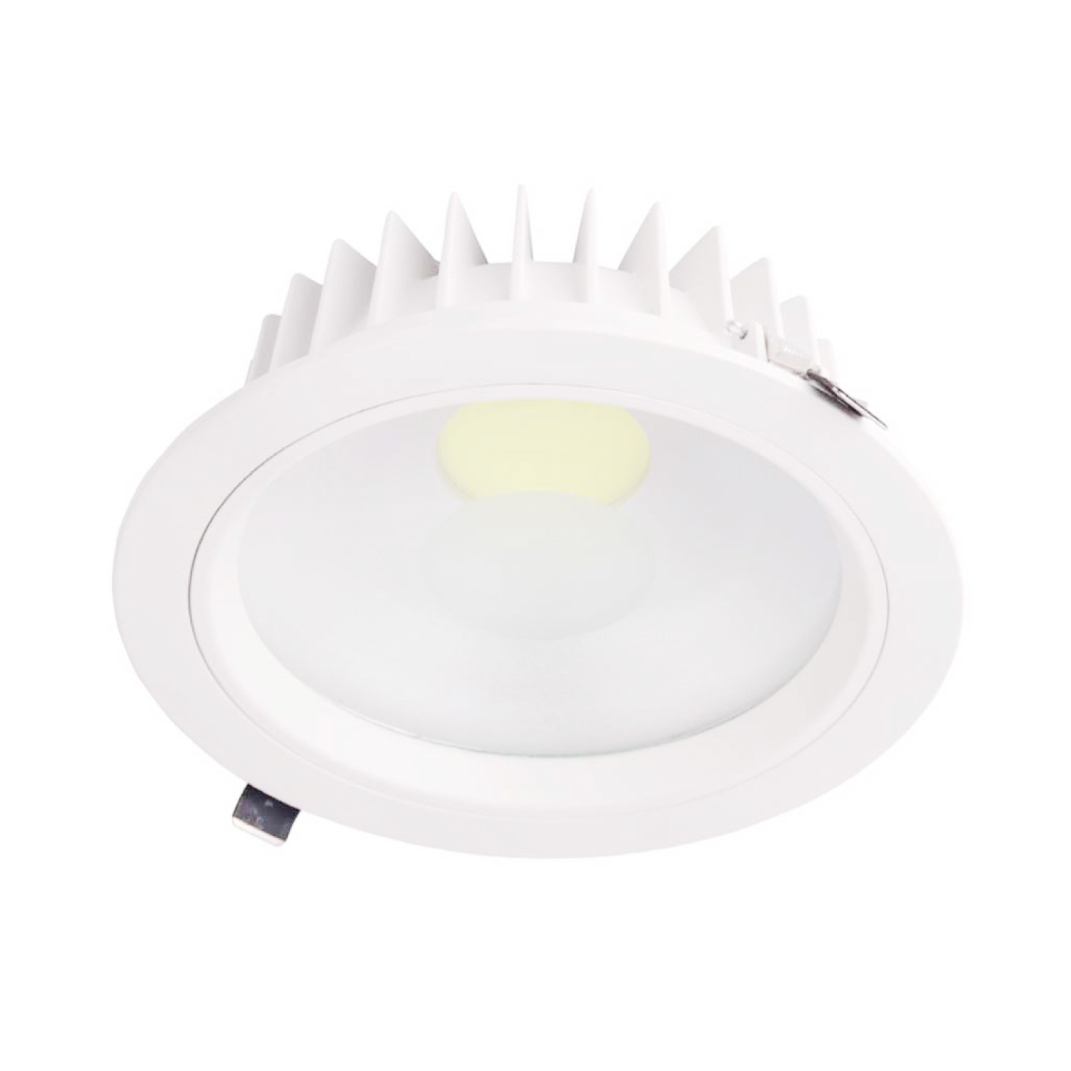 Downlight LED de encastrar redondo 15w 1080lm ø16cm 4000k branco eilen