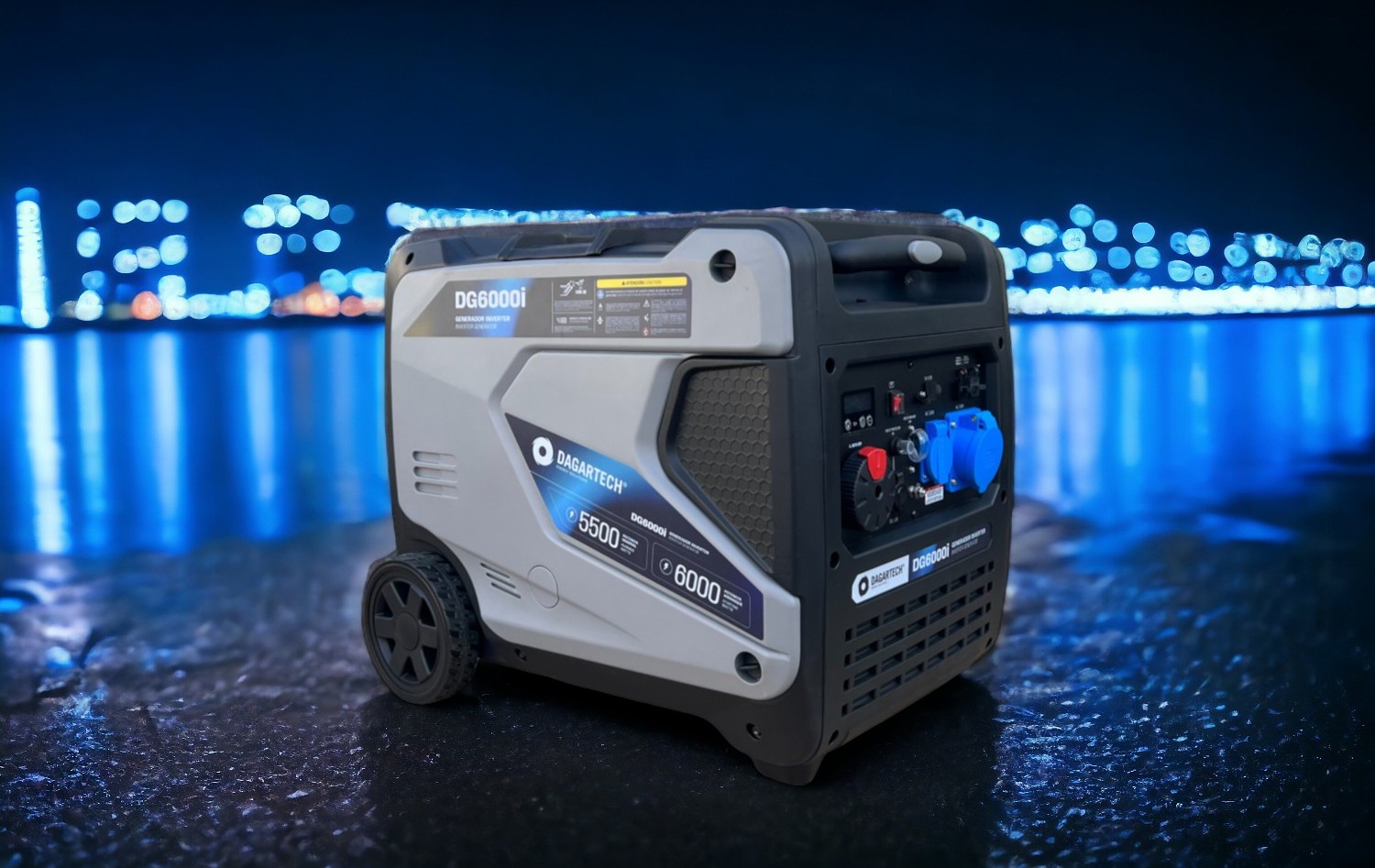 Gerador inverter a gasolina dg6000i 6 kw