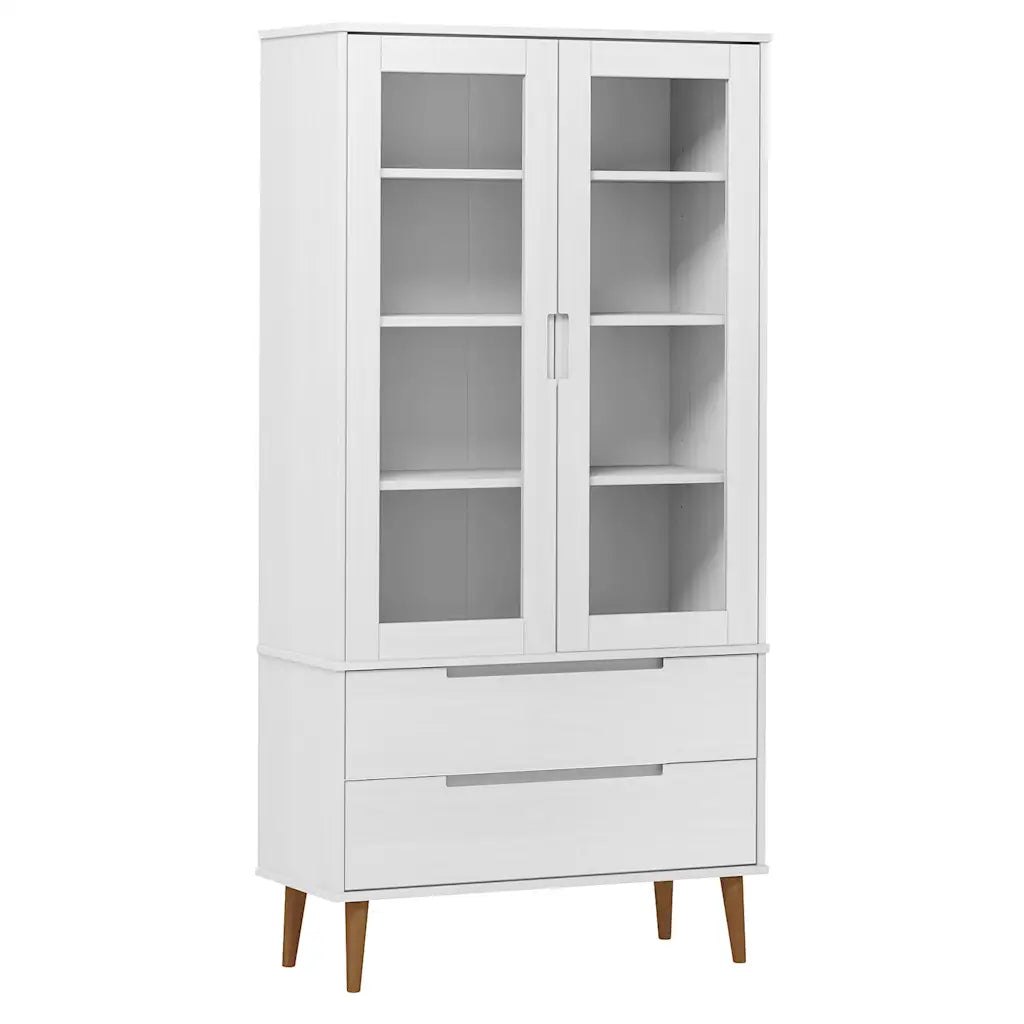 Vitrina de estilo escandinavo con amplio espacio de almacenamiento