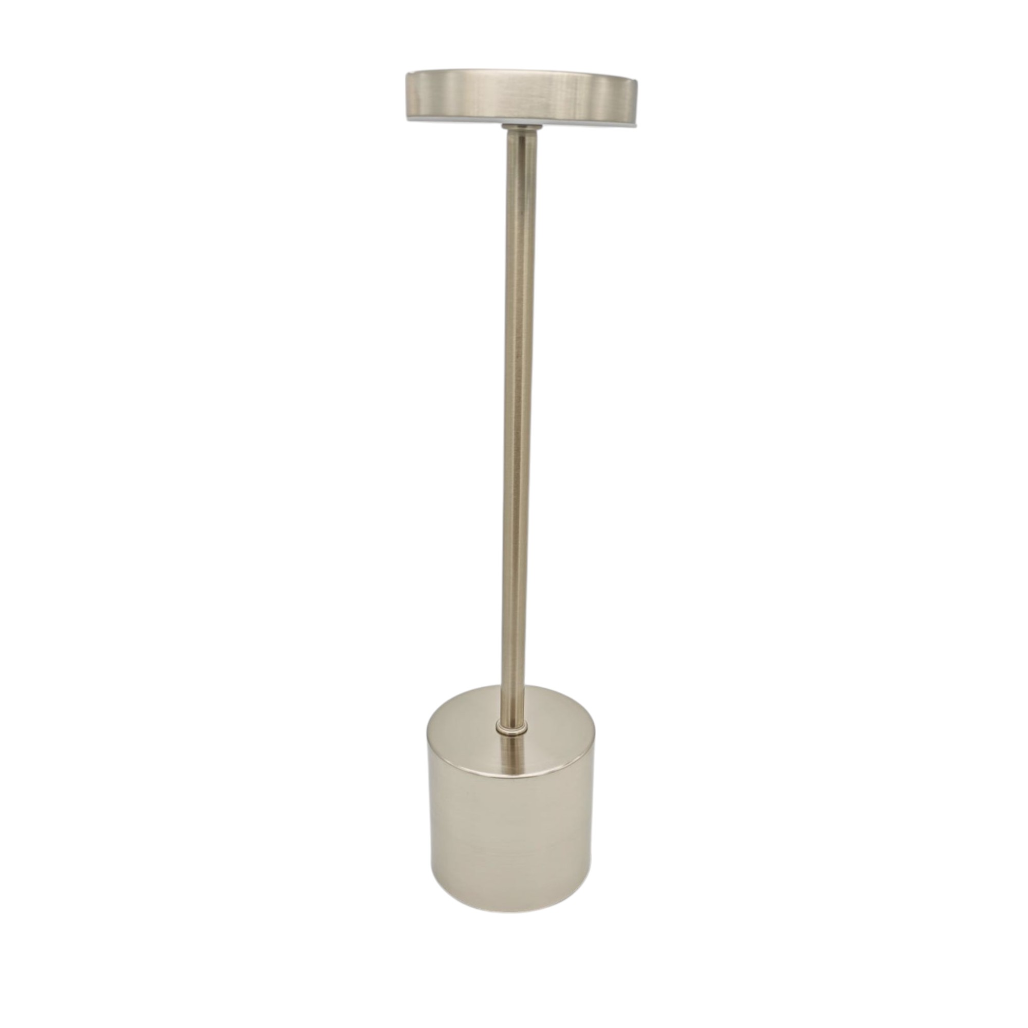 Luminária mesa LED silver touch recarregável, 3 tons reguláveis ​​ 2000mah