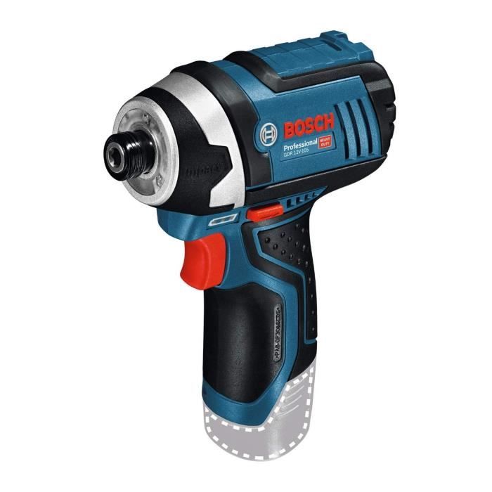 Chave de fenda de impacto Bosch gdr 12v-105 sem carregador ou bateria - com
