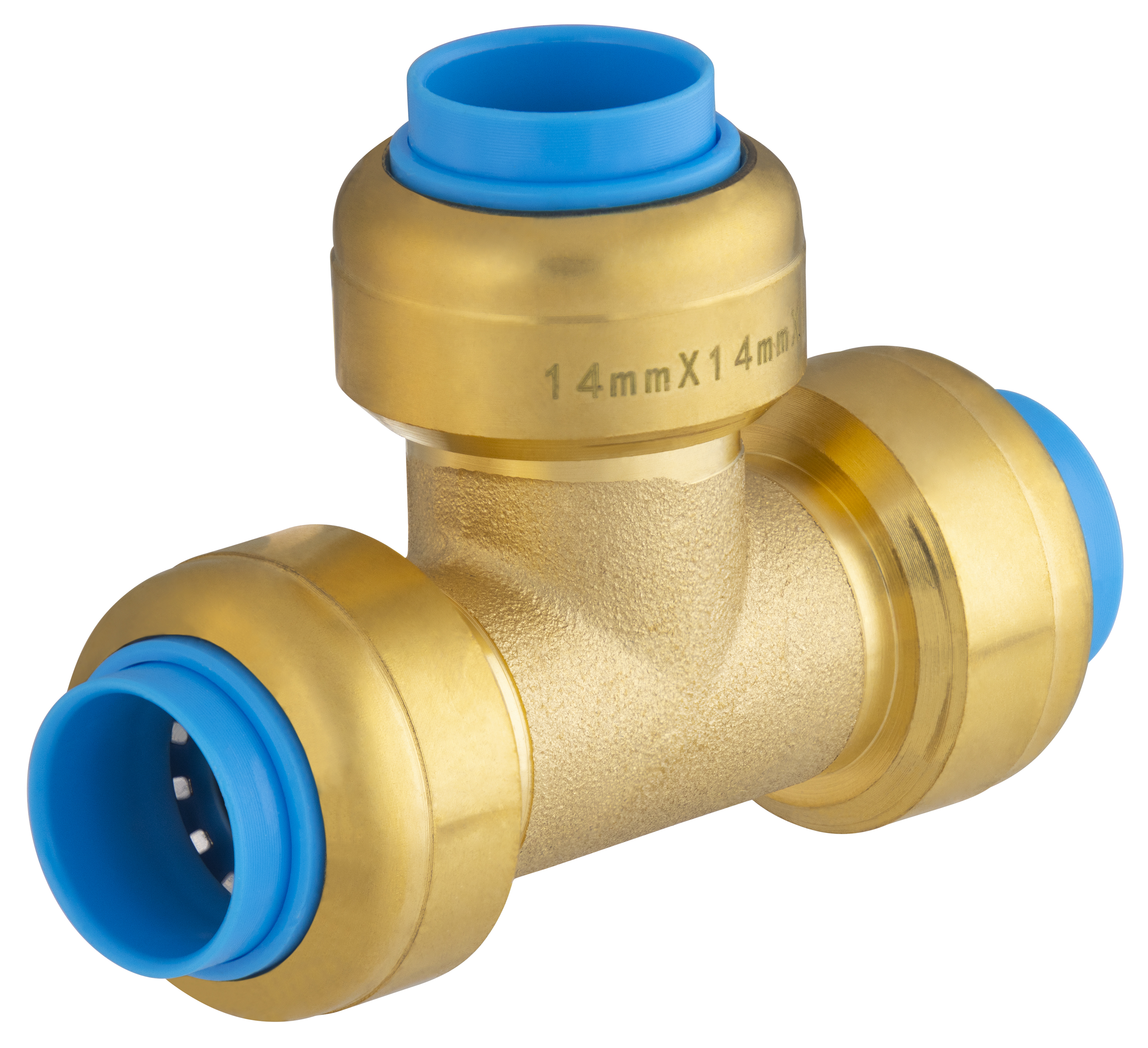 Conector automático universal em t ø14 tout push