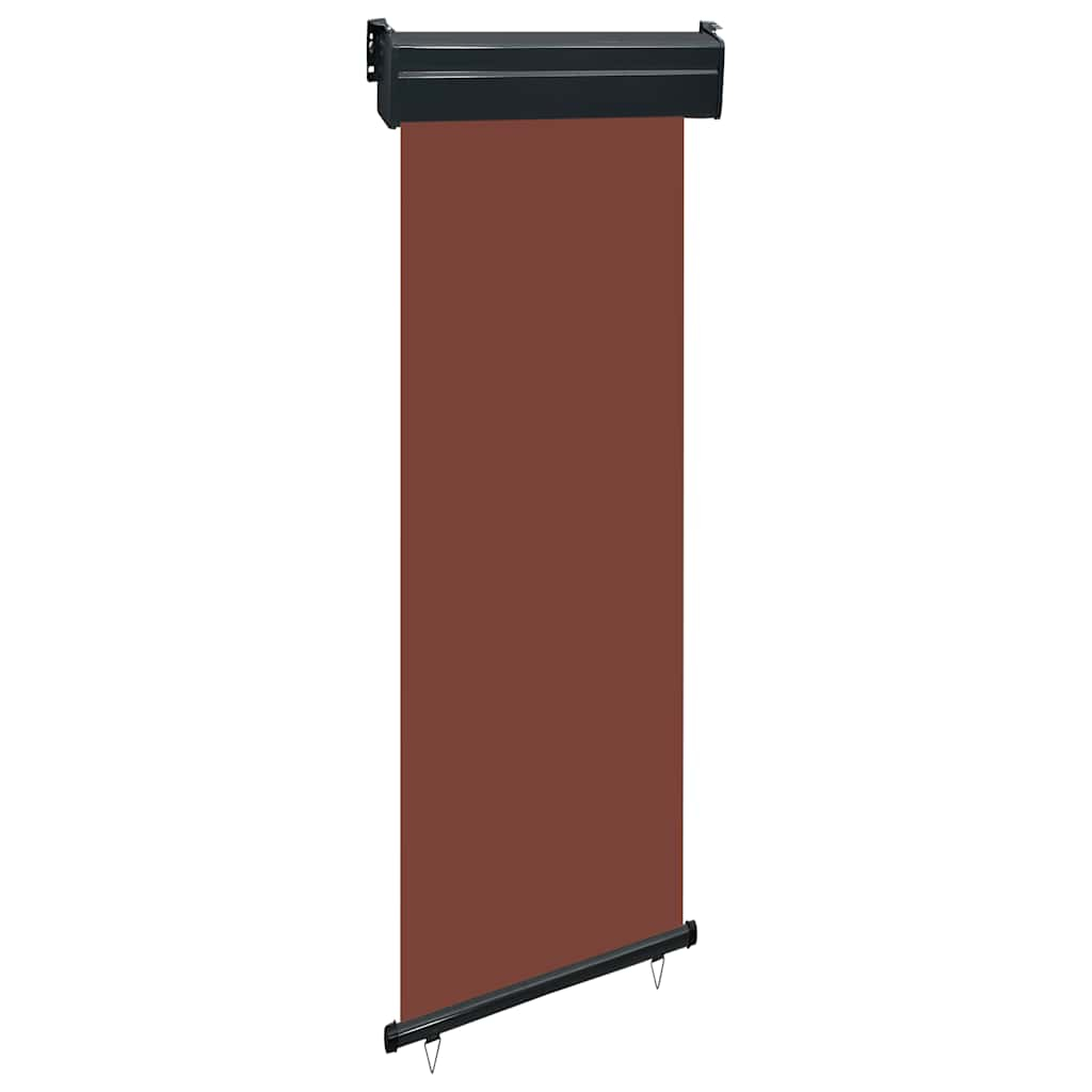 Toldo lateral para varanda 60x250 cm castanho