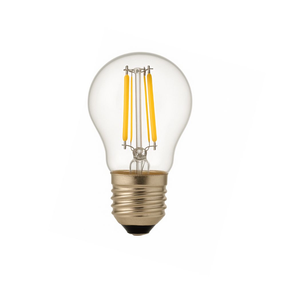 Lâmpada LED g45 E27 E27 filamento 4w 470lm. Luz quente 2700k