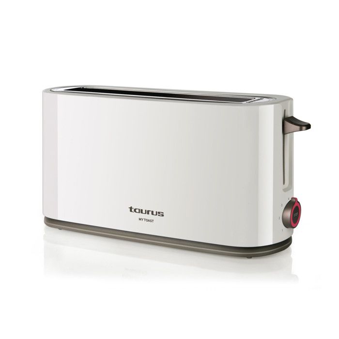 Torradeira taurus mytoast - slot extra longo - 7 níveis - 1000w - branco