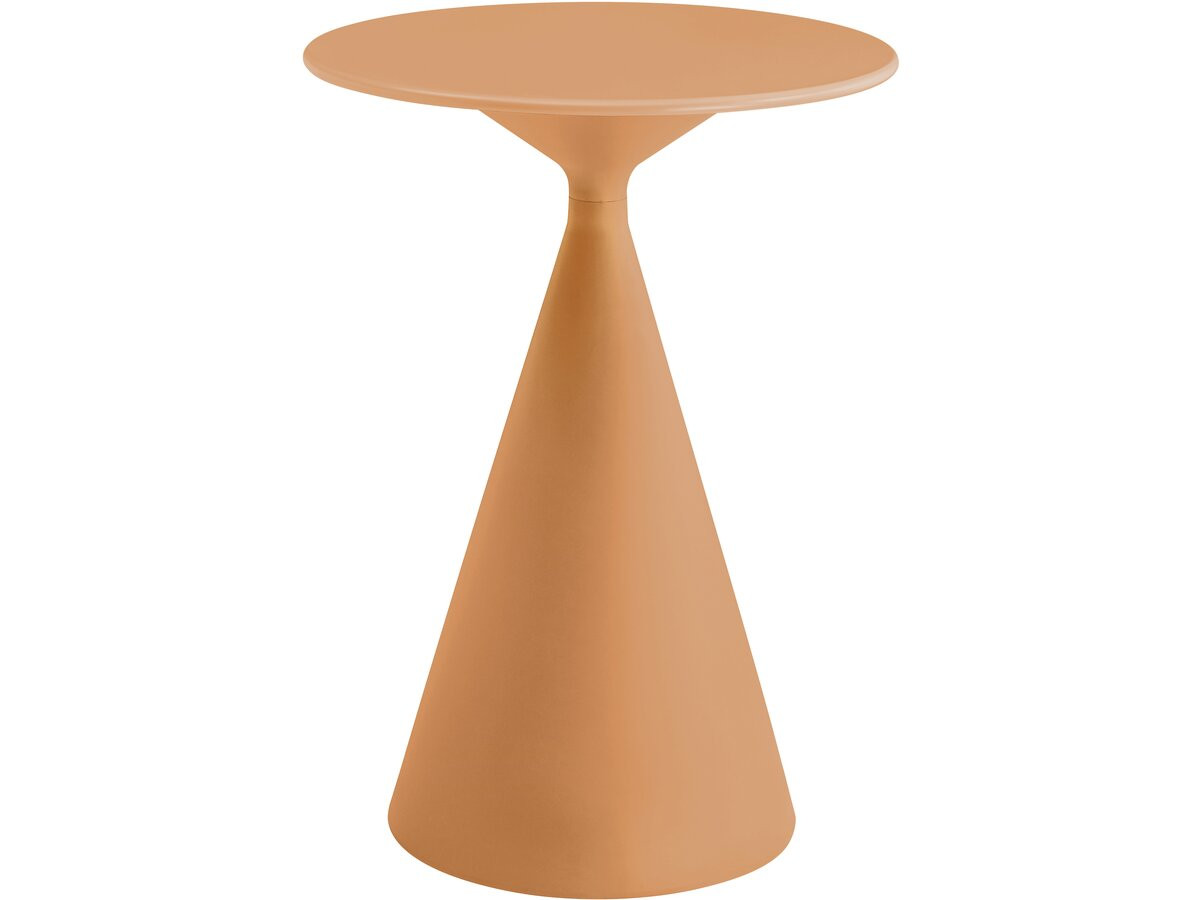 Mesa alta de jardim estilo bistrô ⌀80 cm <<néora>> - laranja