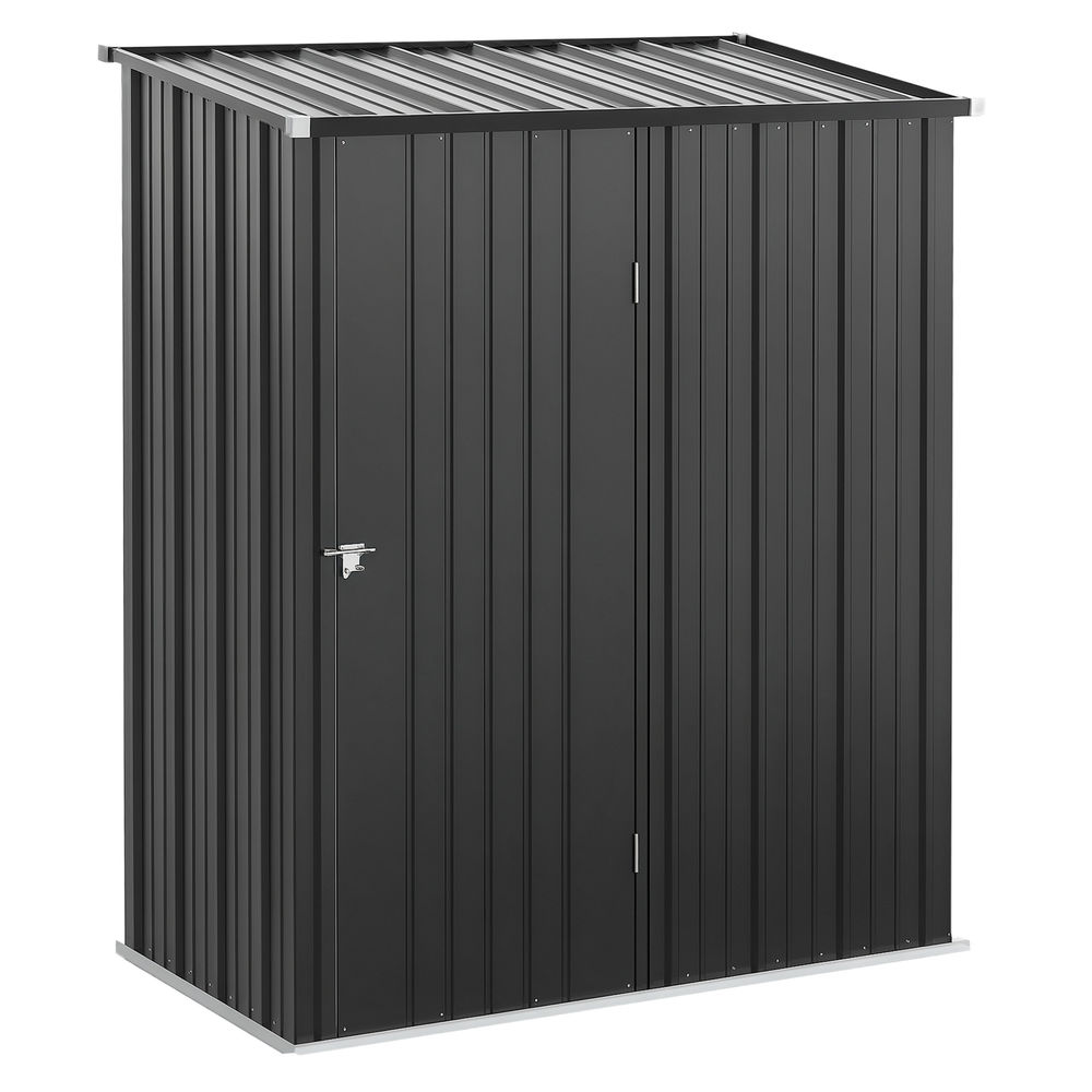 Abrigo de jardim 161,5x94,5x196 cm aço Outsunny