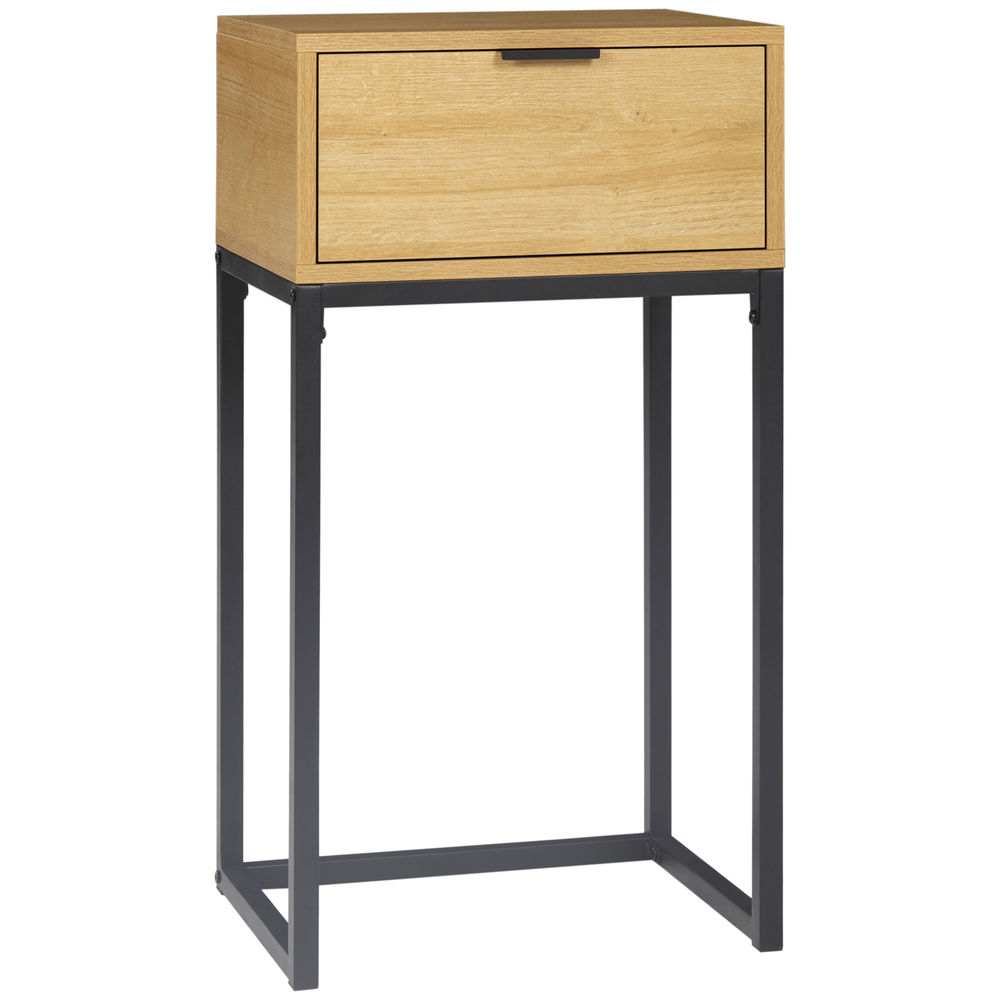 Mesa consola 40x30x76 cm color marrón Homcom, casa - mesas