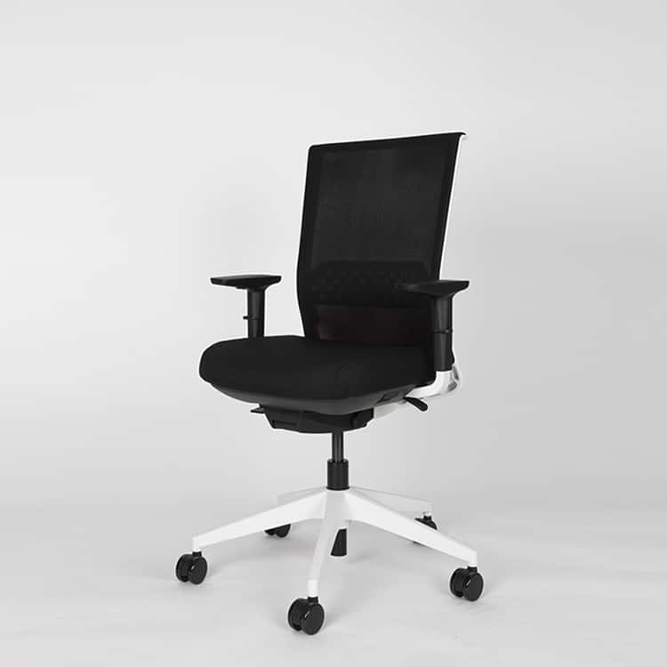 Actiu stay cadeira profissional white & black - sin cabezal, 3d