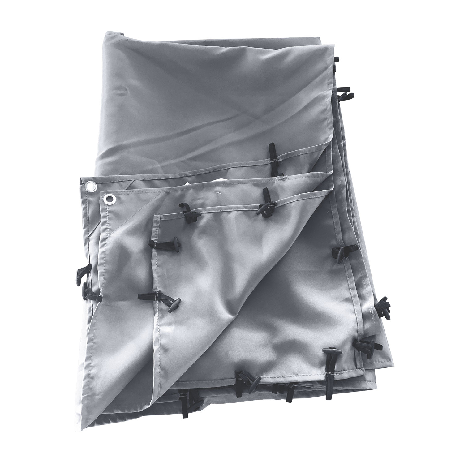Cobertura de pérgola de parede 3 × 2,5m nice cinzento