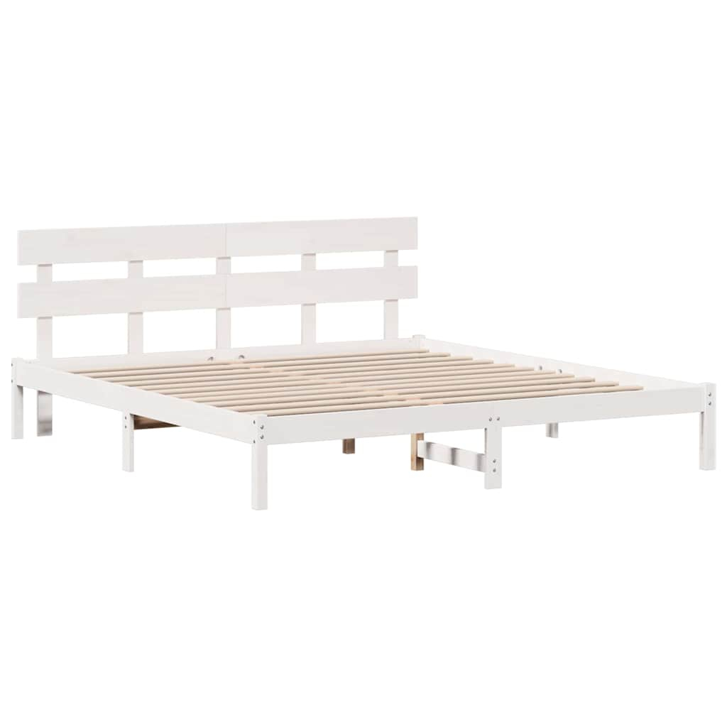vidaXL estructura de cama 180 x 200 cm madera maciza de pino