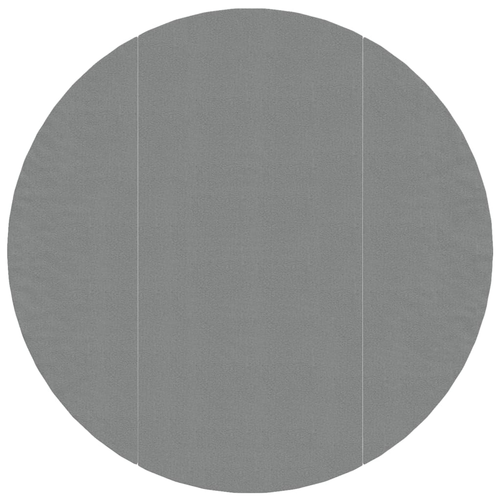 vidaXL tapiz de suelo piscina geotextil de poliéster gris claro ø366cm