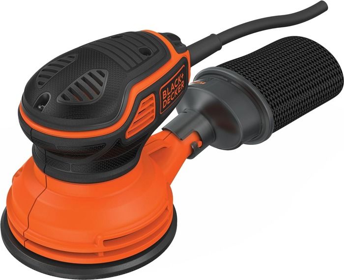 Lixadeira excêntrica com fio 240 w ø 125 mm - black+decker - ka199-s